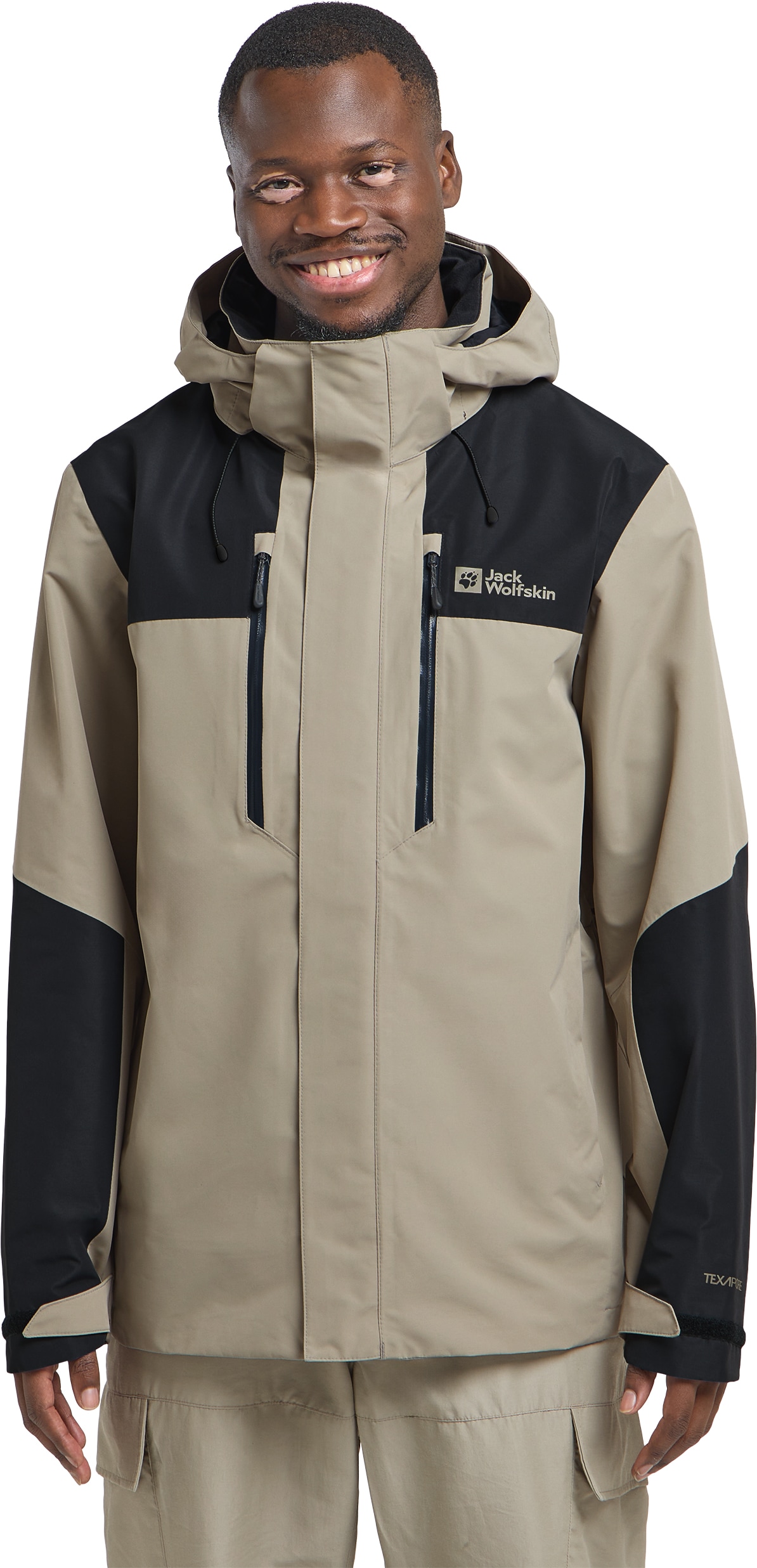 Jack Wolfskin Funktionsjacke "JASPER 2L JKT M", mit Kapuze, Wasserdicht, at günstig online kaufen