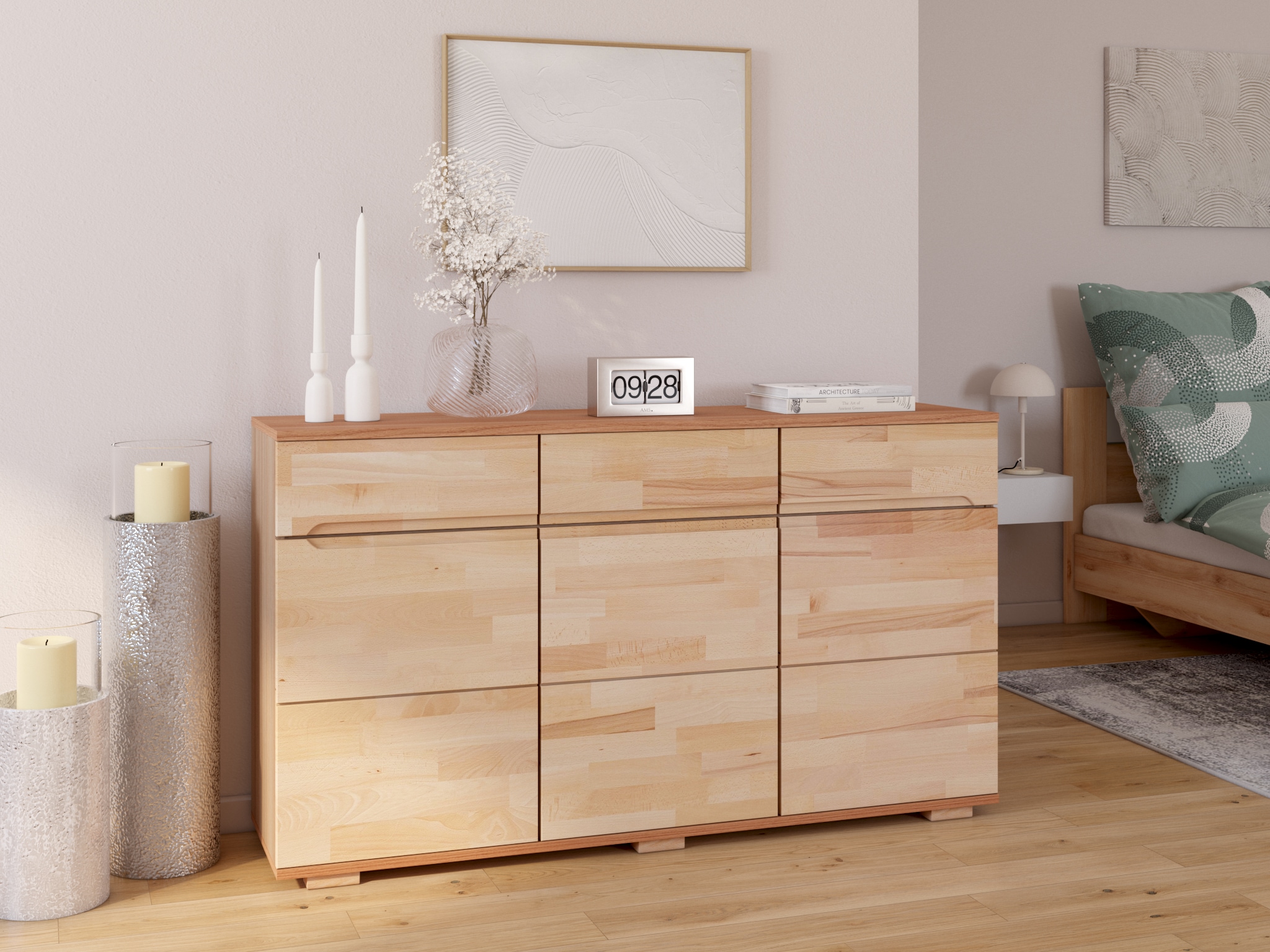 Schlafkontor Nachtkommode »Tajo« mit Schublade, Nachtkonsole für Wandmontage