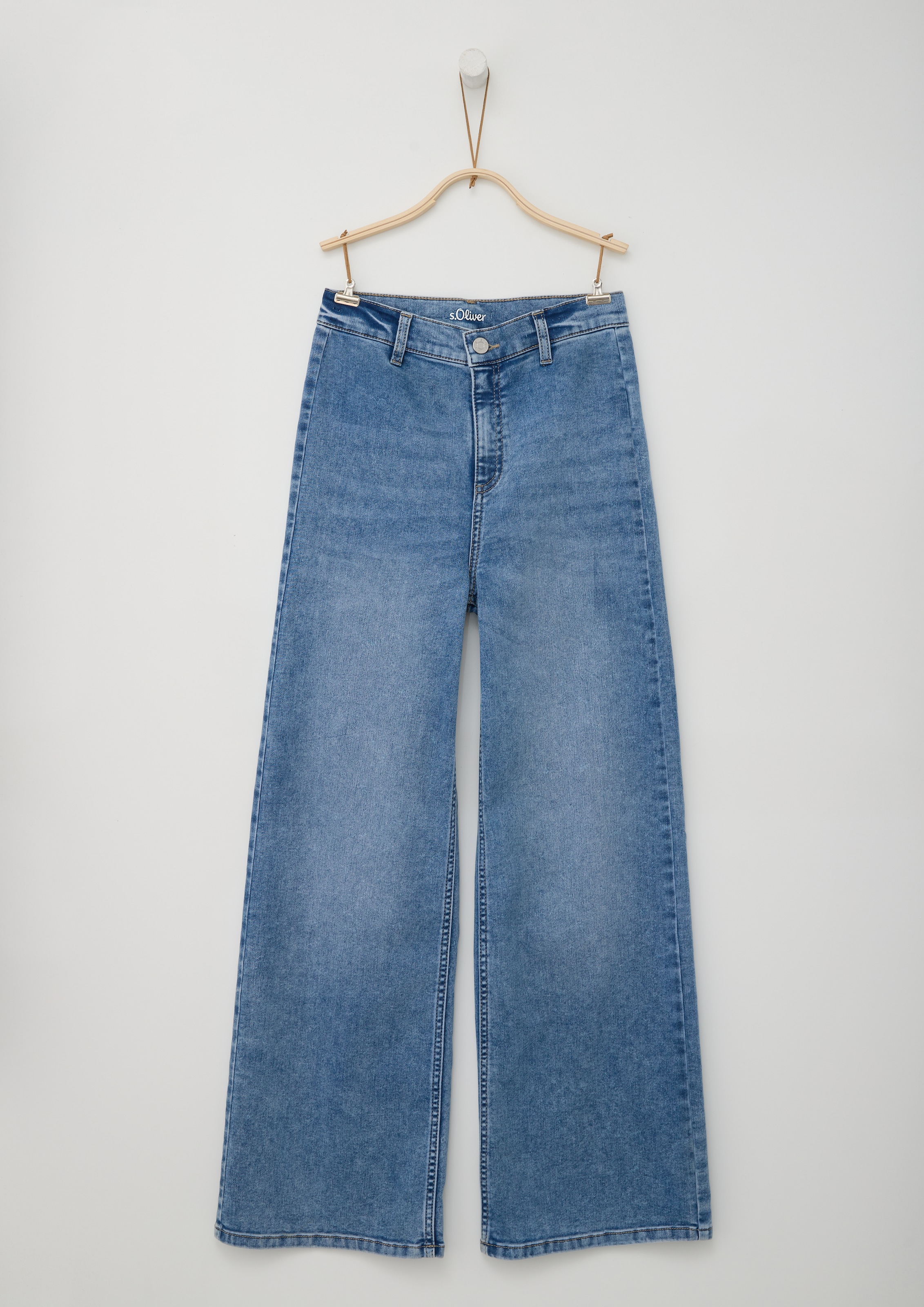 s.Oliver Junior Weite Jeans, mit Taschen