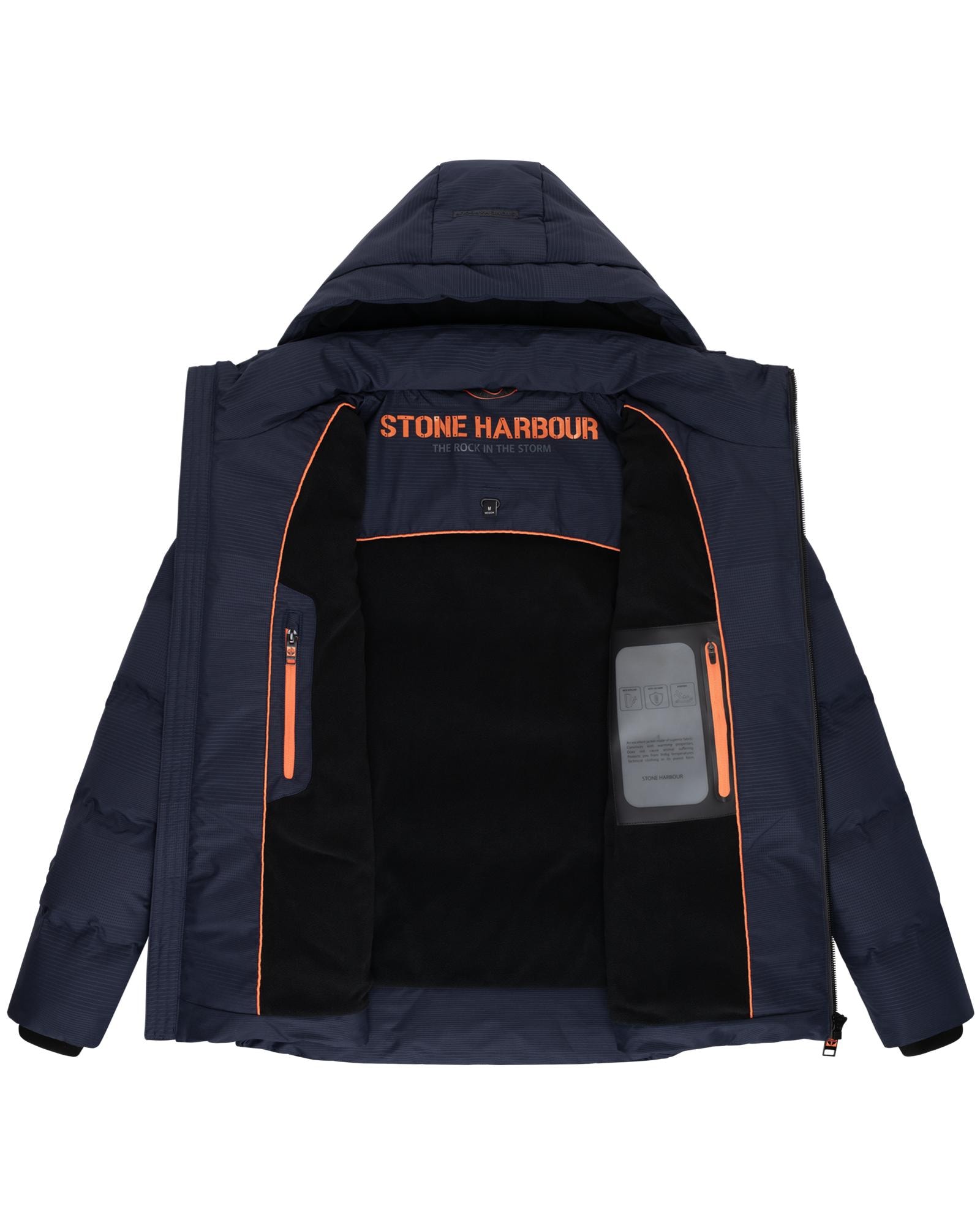 Stone Harbour Steppjacke »Gavriloo XX« mit Kapuze Gesteppte Winterjacke mit abnehmbarer Kapuze