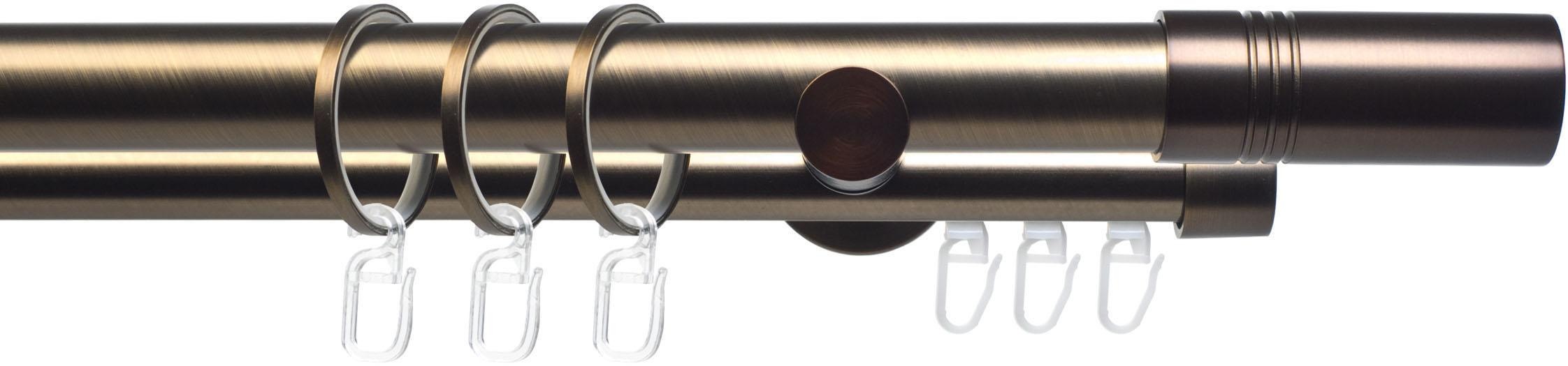 Liedeco Gardinenstange "CELZYLIN02SG2L" Ø 25 2-läufig Fixmaß 2-läufig im Fi günstig online kaufen
