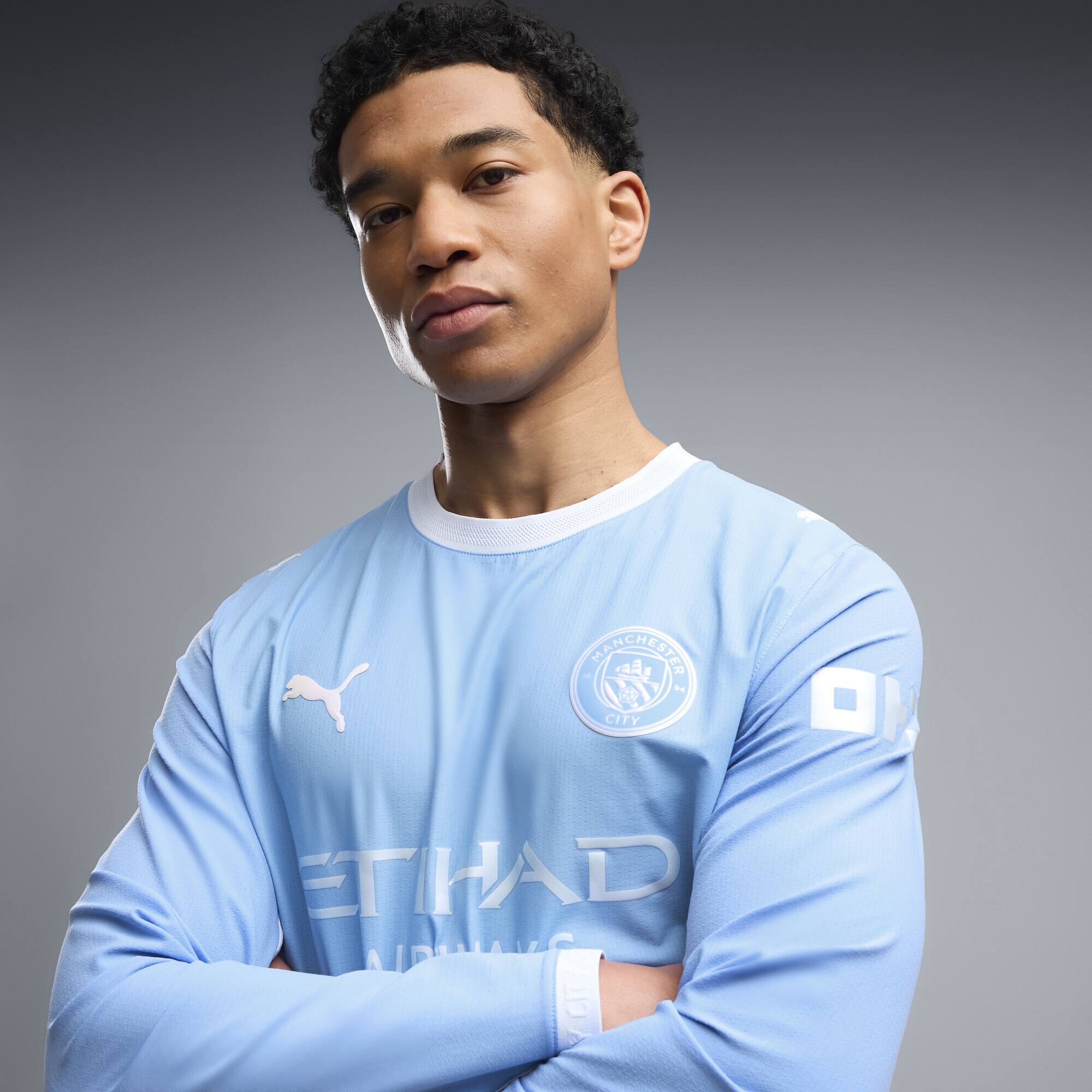 PUMA Trainingsshirt »Manchester City 26/27 Authentic Langarm-Heimtrikot Herren«