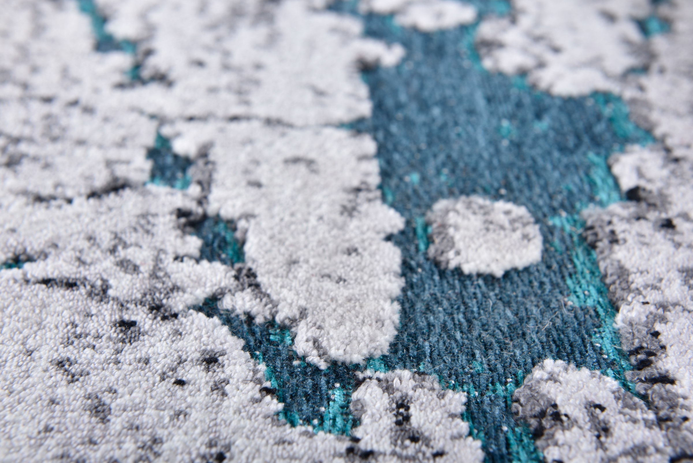 Gino Falcone Teppich »Orelia 103«, rechteckig, 7 mm Höhe, Kurzflor, modernes Design, mit leichtem Glanz, Wohnzimmer