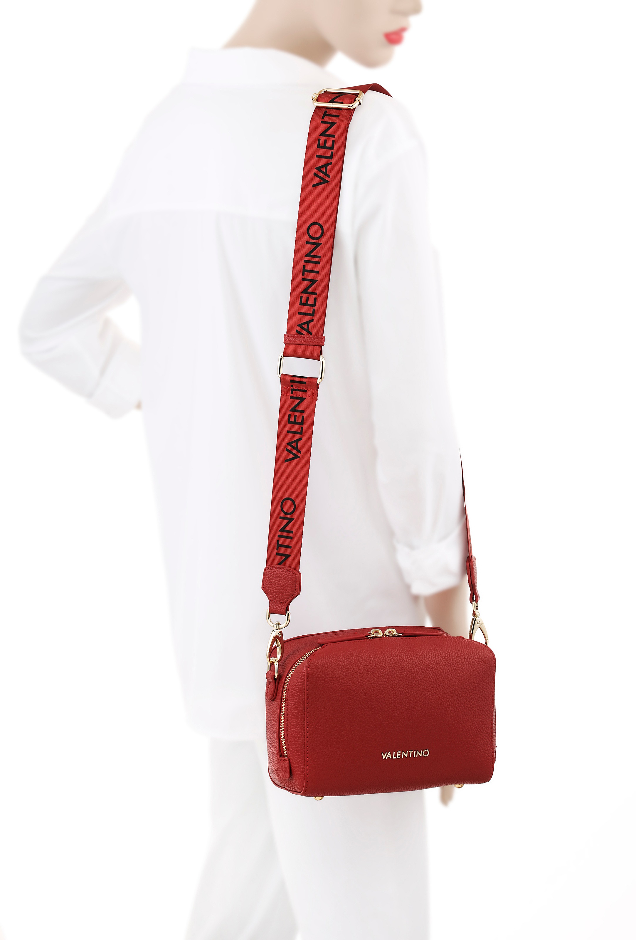 VALENTINO BAGS Mini Bag »PATTIE« Damen Umhängetasche, Handtasche mit Logoschriftzügen