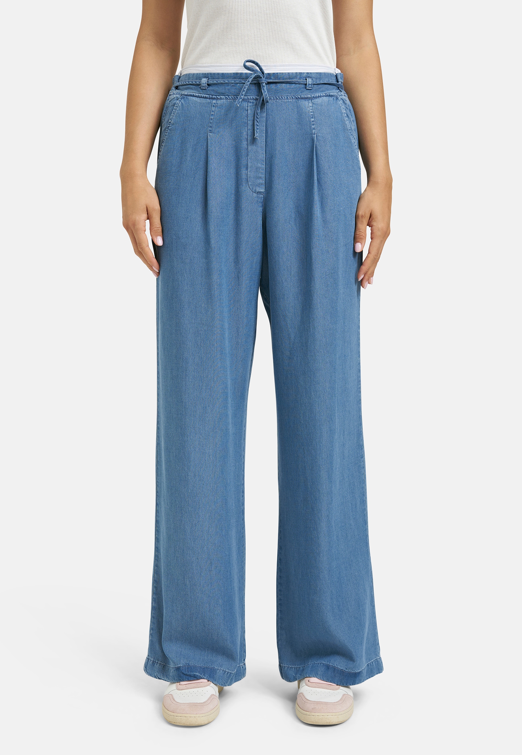 Smith & Soul Comfort-fit-Jeans mit Elastikbund und Kordel günstig online kaufen