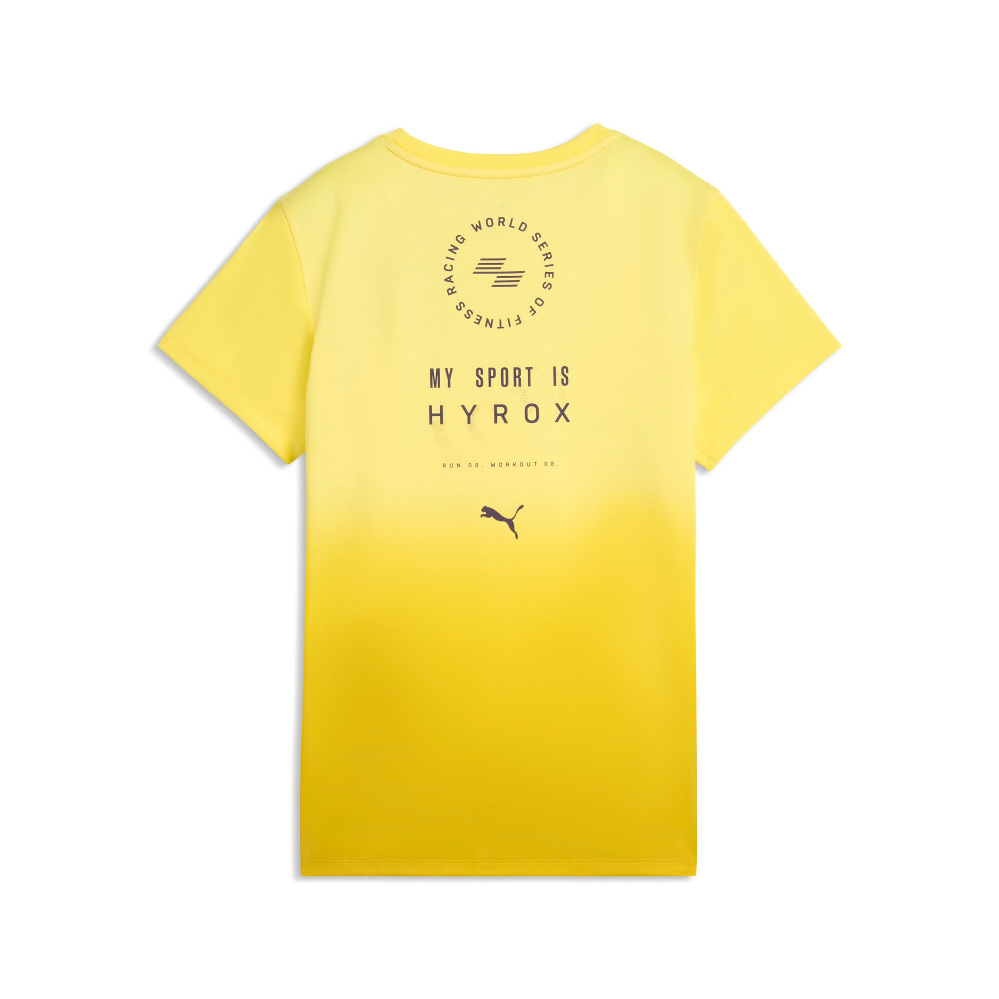 PUMA Trainingsshirt »W  X HYROX POLY GRAPHIC TEE« Regular Fit, kurze Ärmel, für Fitness, atmungsaktives Material