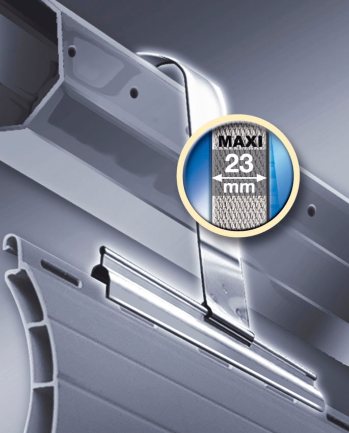 SCHELLENBERG Rollladenaufhängung »Maxi«, für Ø 60 mm, Profildeckhöhe: 52 mm,  Steck-Montage, Edelstahl | BAUR