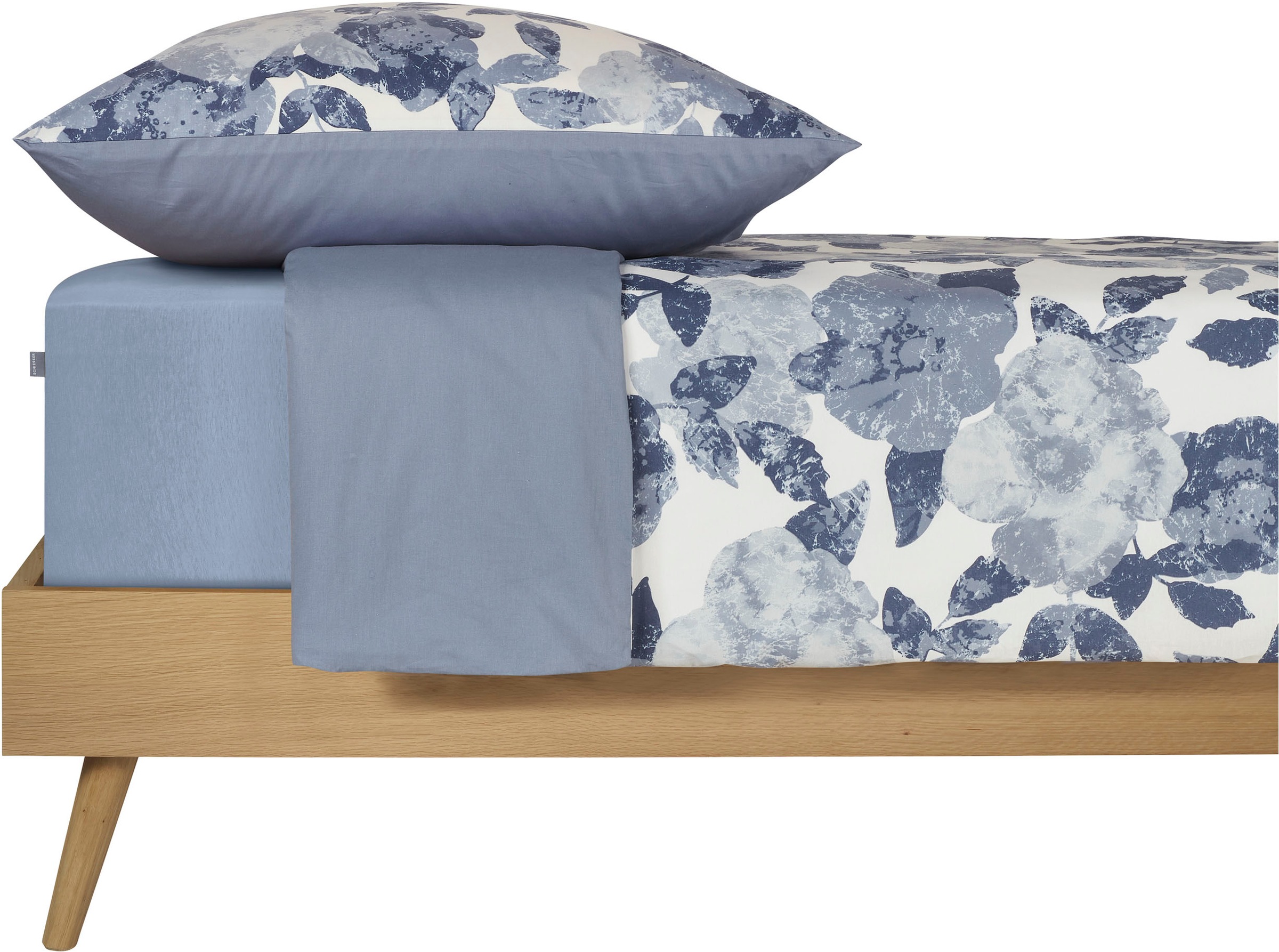 Thumbnail - Schiesser Wendebettwäsche "Elisa aus weicher Baumwolle mit hübschen Blumenmotiv" 2 Stk. tlg. Made in Green