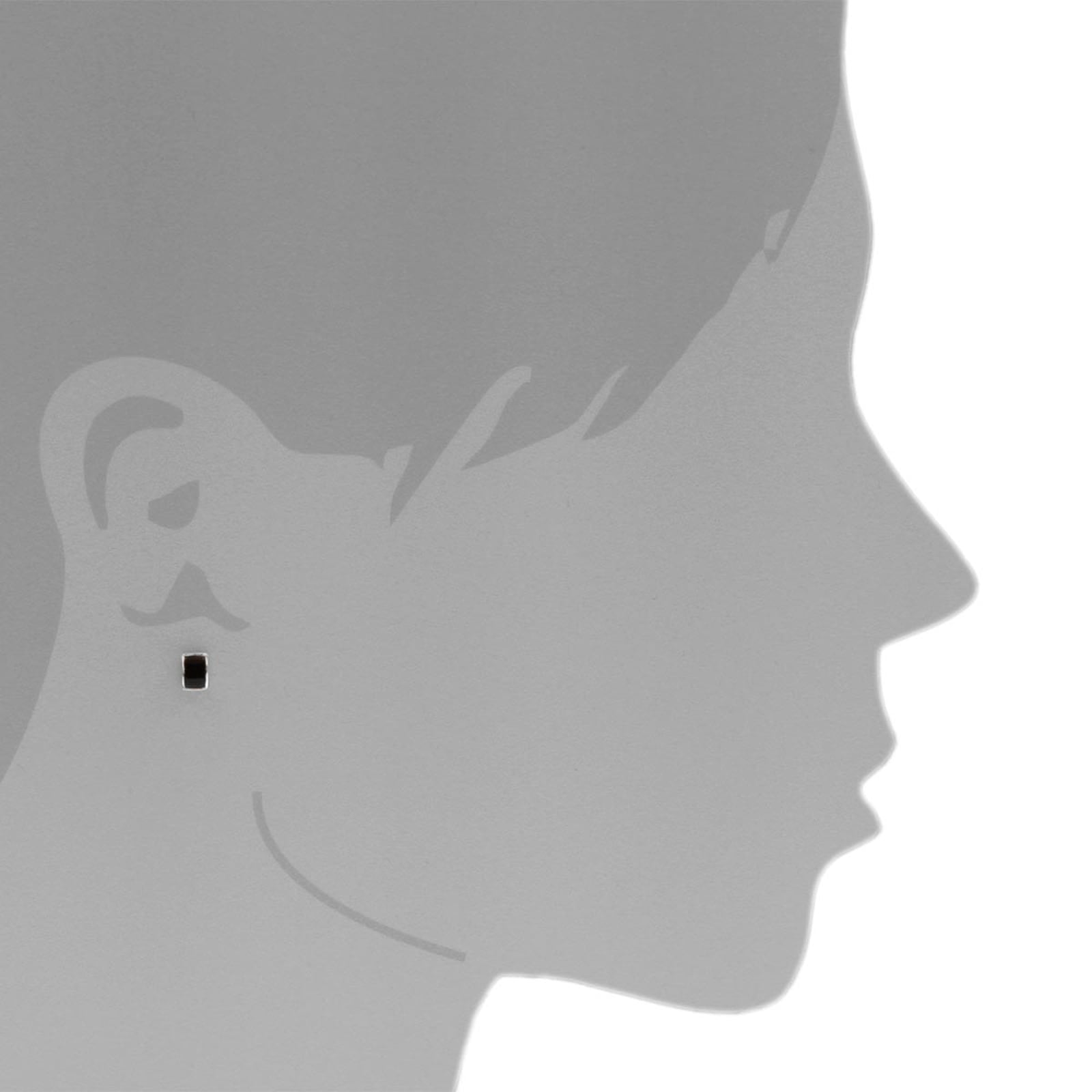 OSTSEE-SCHMUCK Paar Ohrstecker »- Classic 6x4 mm - Silber 925/000 - Bernstein«