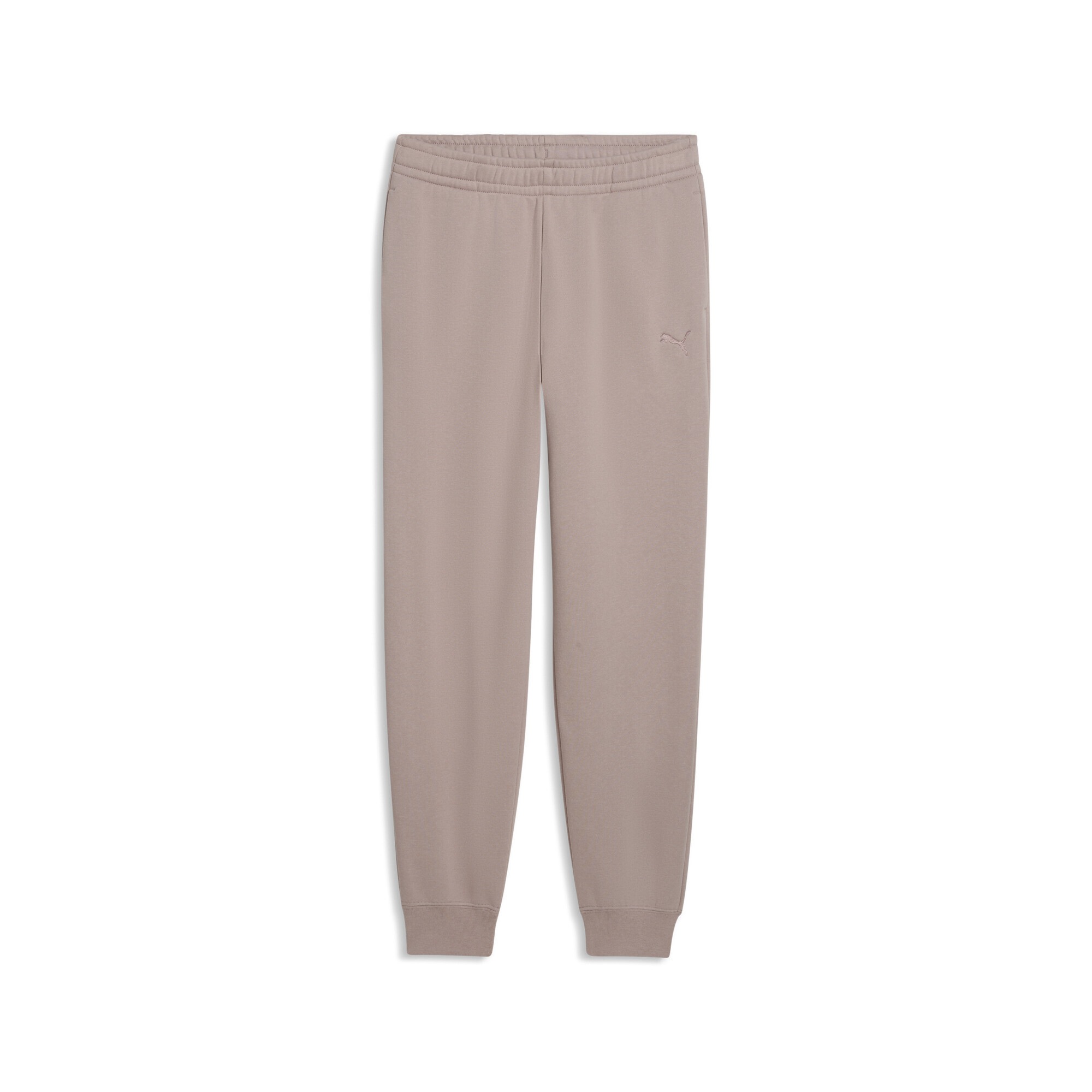 Sporthose PUMA "Essentials Jogginghose Mädchen", Mädchen, Gr. 116, Normalgrößen, rose latte beige, Obermaterial: 34% Polyester, 66% Baumwolle; Rippe: 97% Baumwolle, 3% Elasthan; Tasche – Oben: 100% Baumwolle, unifarben, regular fit, Hosen Sporthose