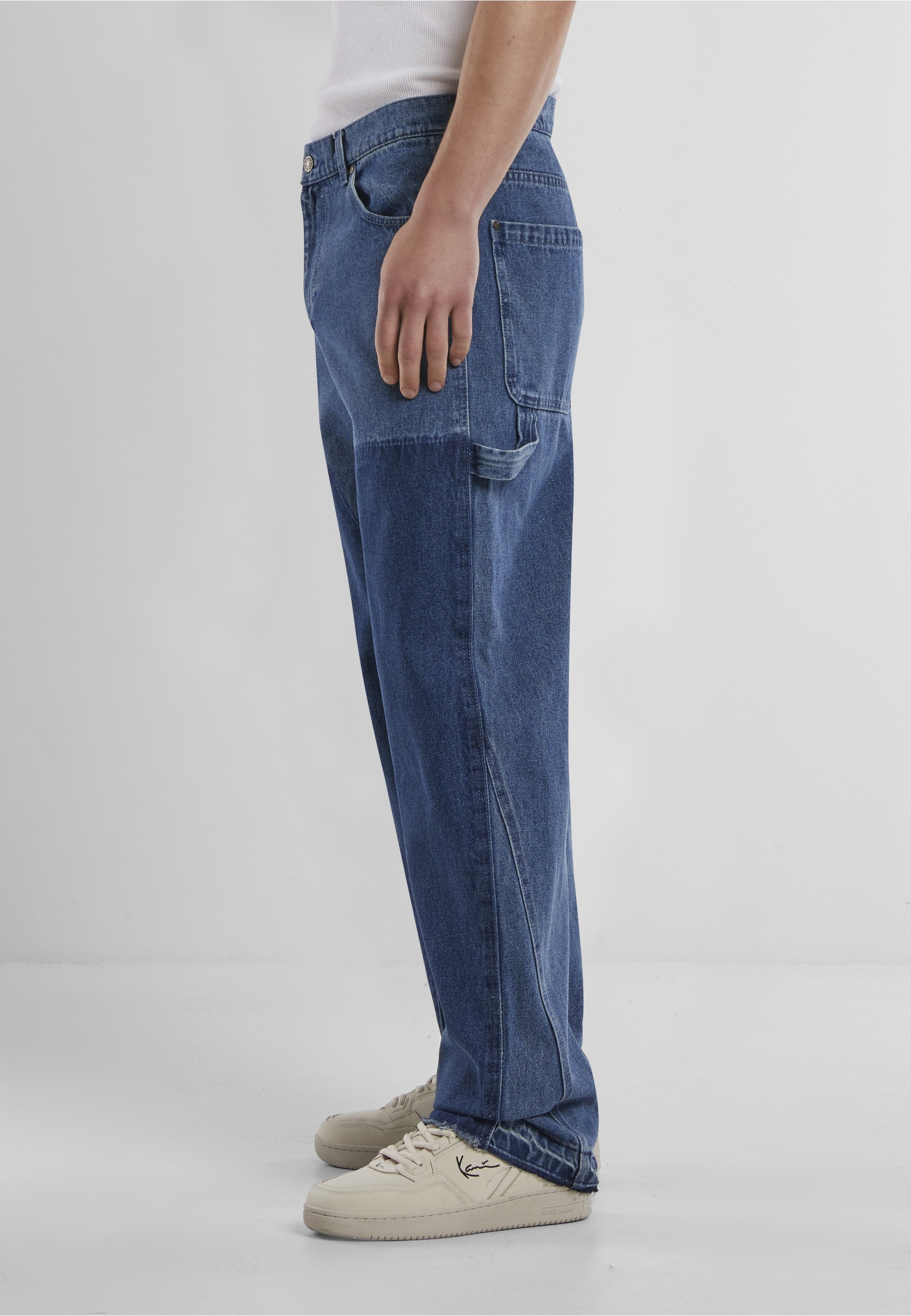 Karl Kani Bequeme Jeans »Karl Kani Karl Kani OG Washed Denim Carpenter Pants«
