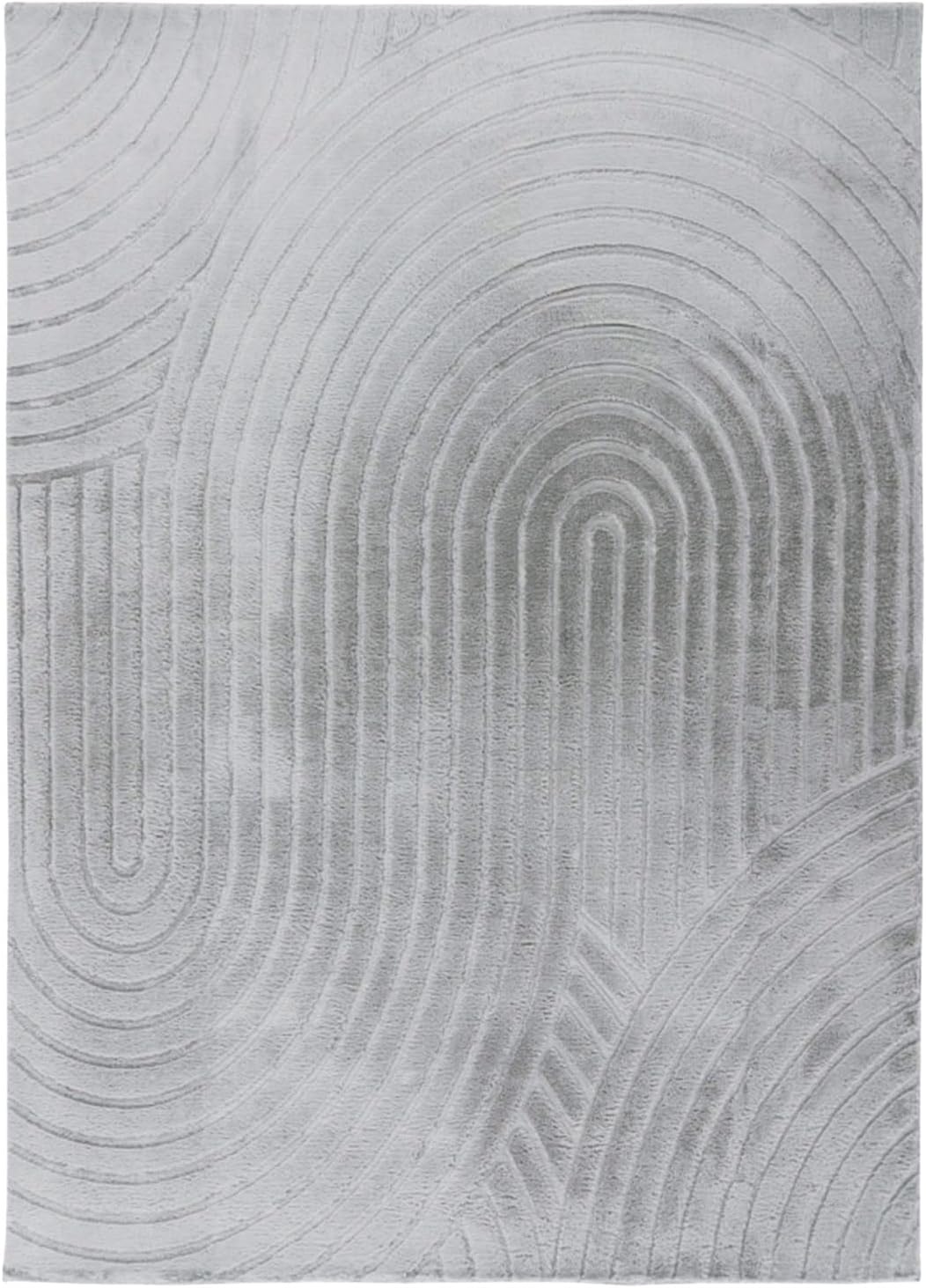 Carpet City Teppich "WAVES 501" rechteckig 12 mm Höhe Kurzflor, Hochtief-Mu günstig online kaufen