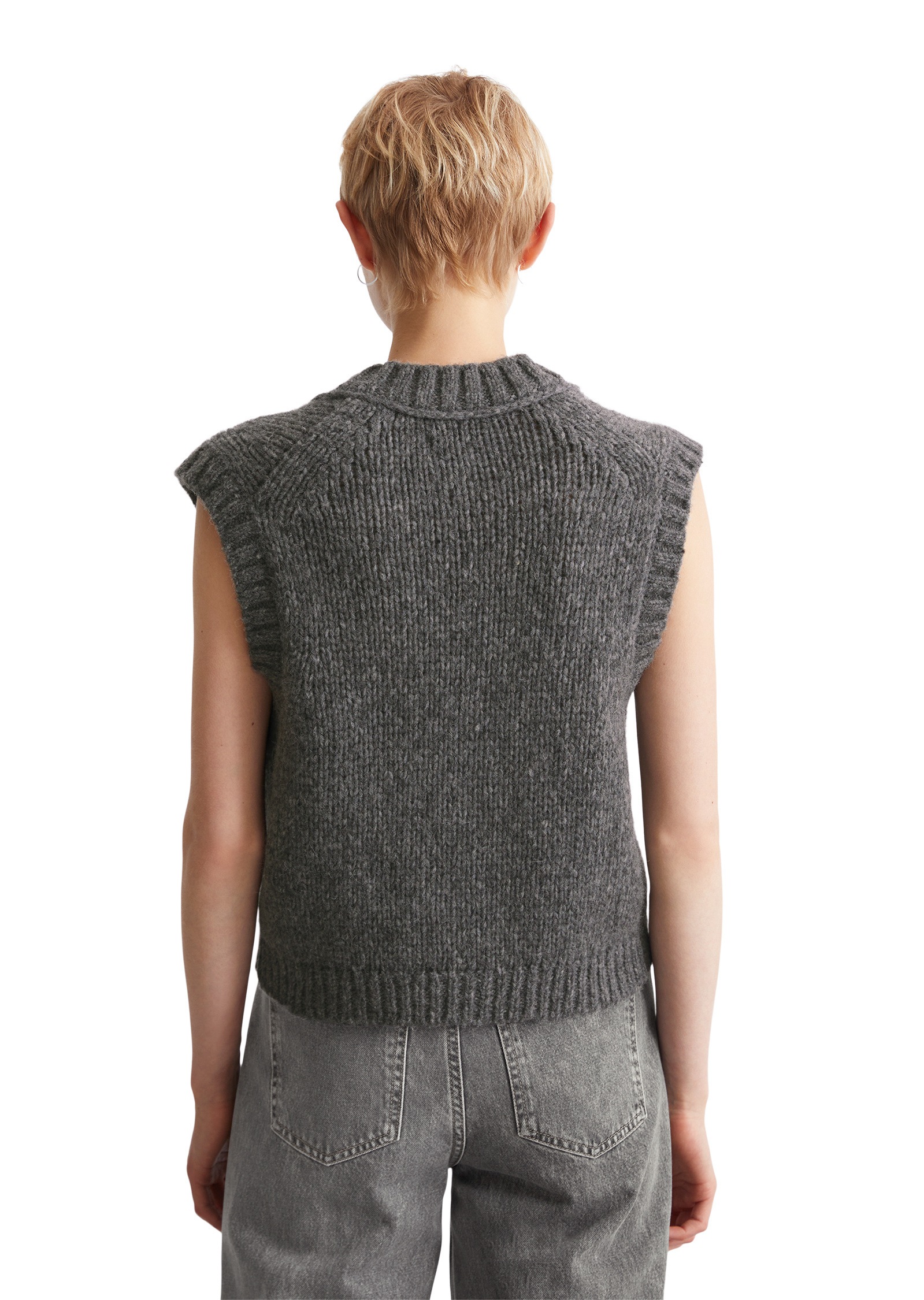 Marc O'Polo DENIM Strickweste »aus Schurwolle-Alpakawolle-Mix«