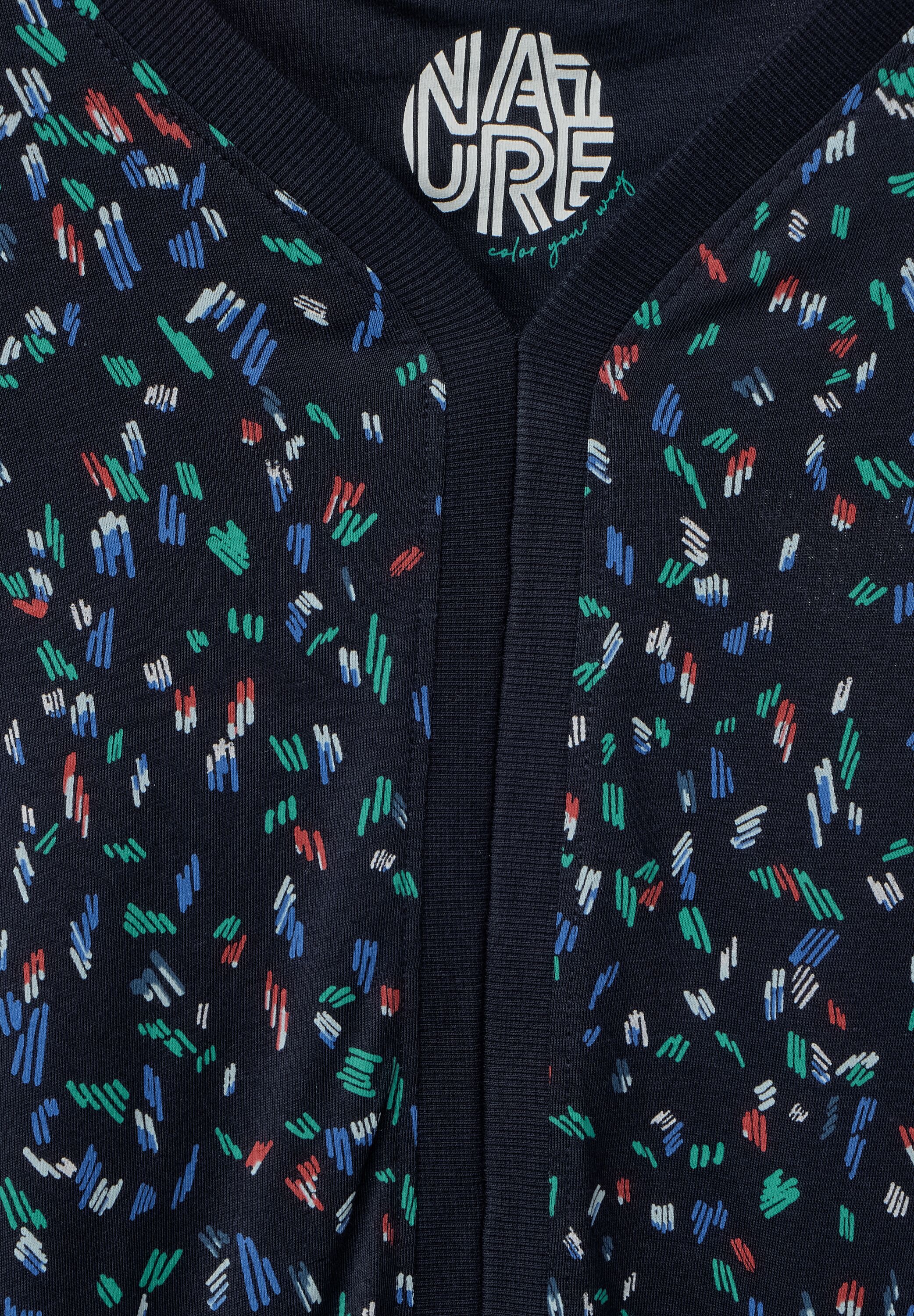 Cecil V-Shirt, mit allover Print