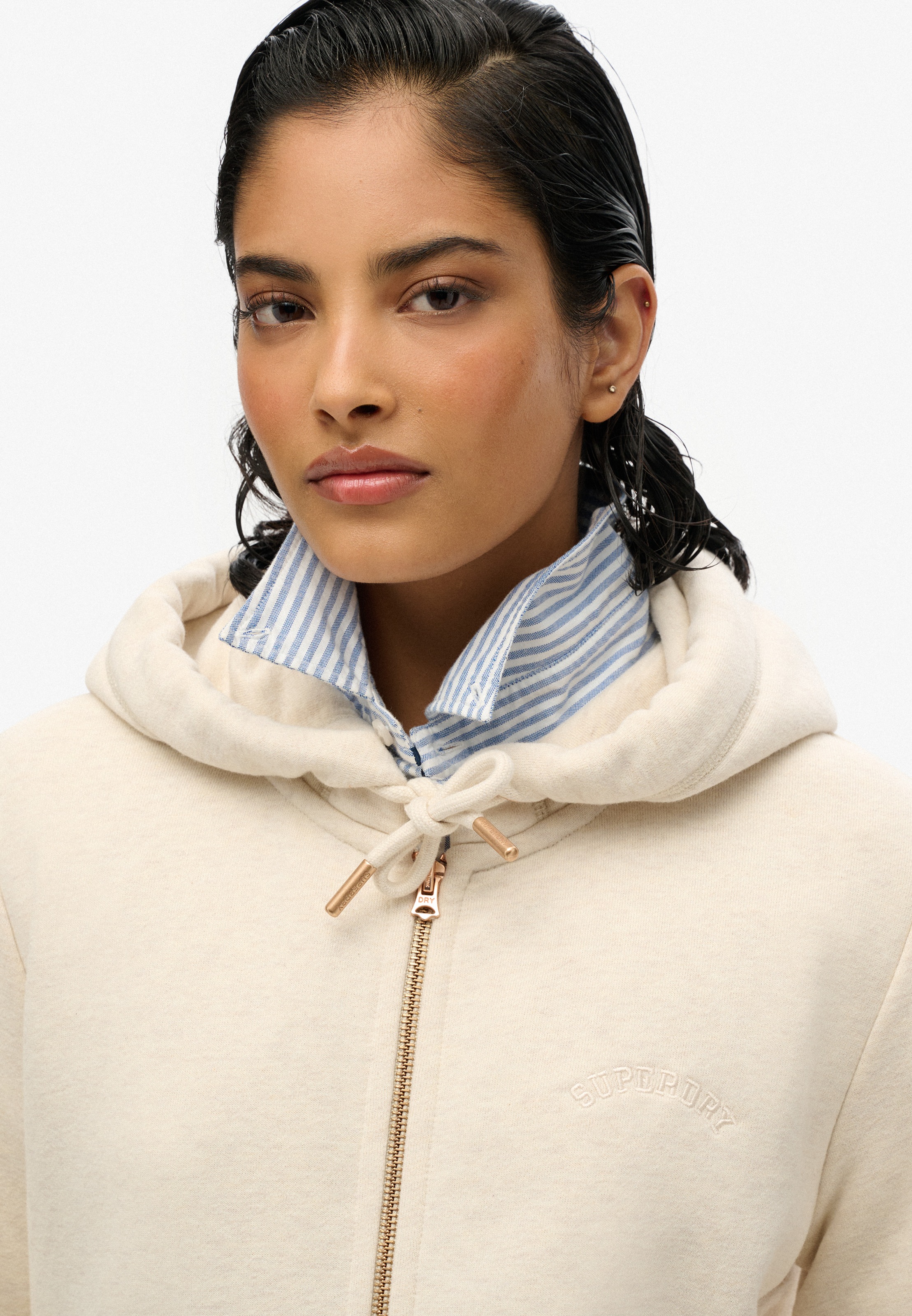 Superdry Kapuzensweatjacke »ESSENTIAL LOGO ZIPHOOD HB«