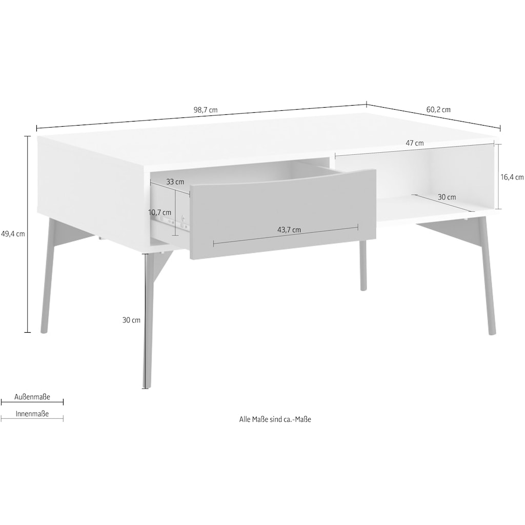 Home affaire Couchtisch »Fur«