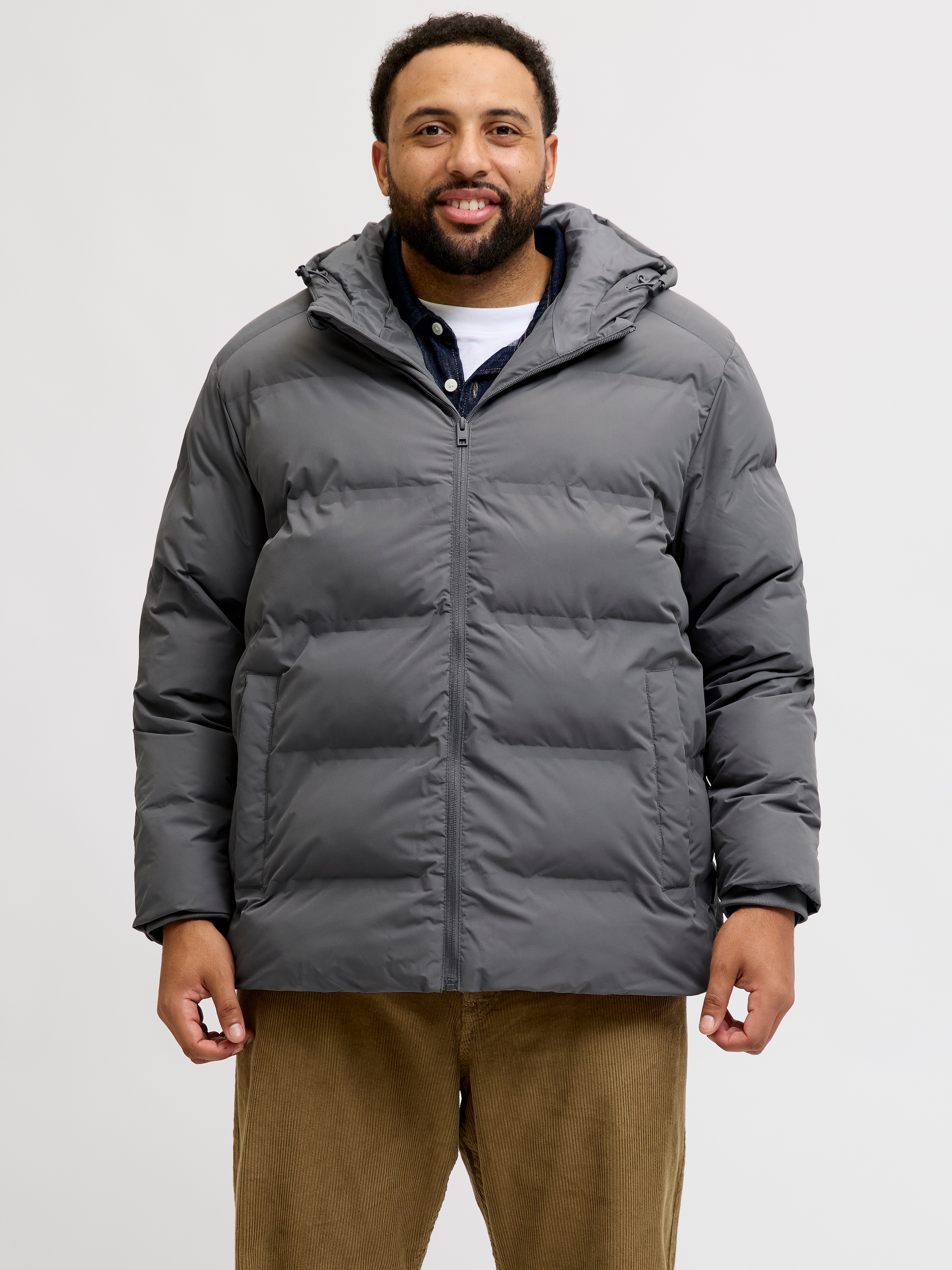 Jack & Jones PlusSize Steppjacke "JJESOHO PUFFER HOOD SN PLS", mit Kapuze günstig online kaufen