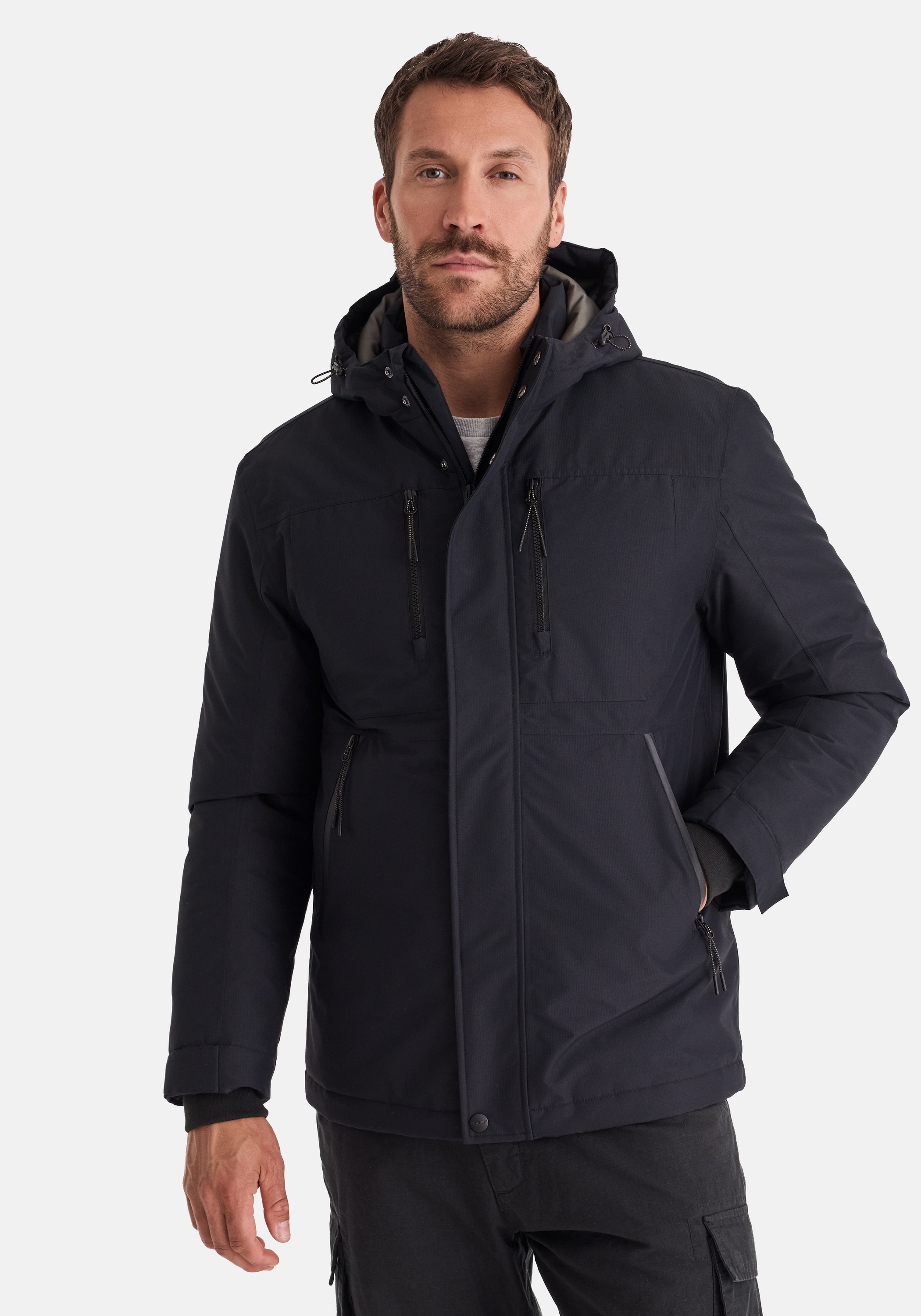 HERO by John Medoox "JAN Winter Outdoor Jacke Kapuze" Winter Outdoor Jacke Kapuze für Herren