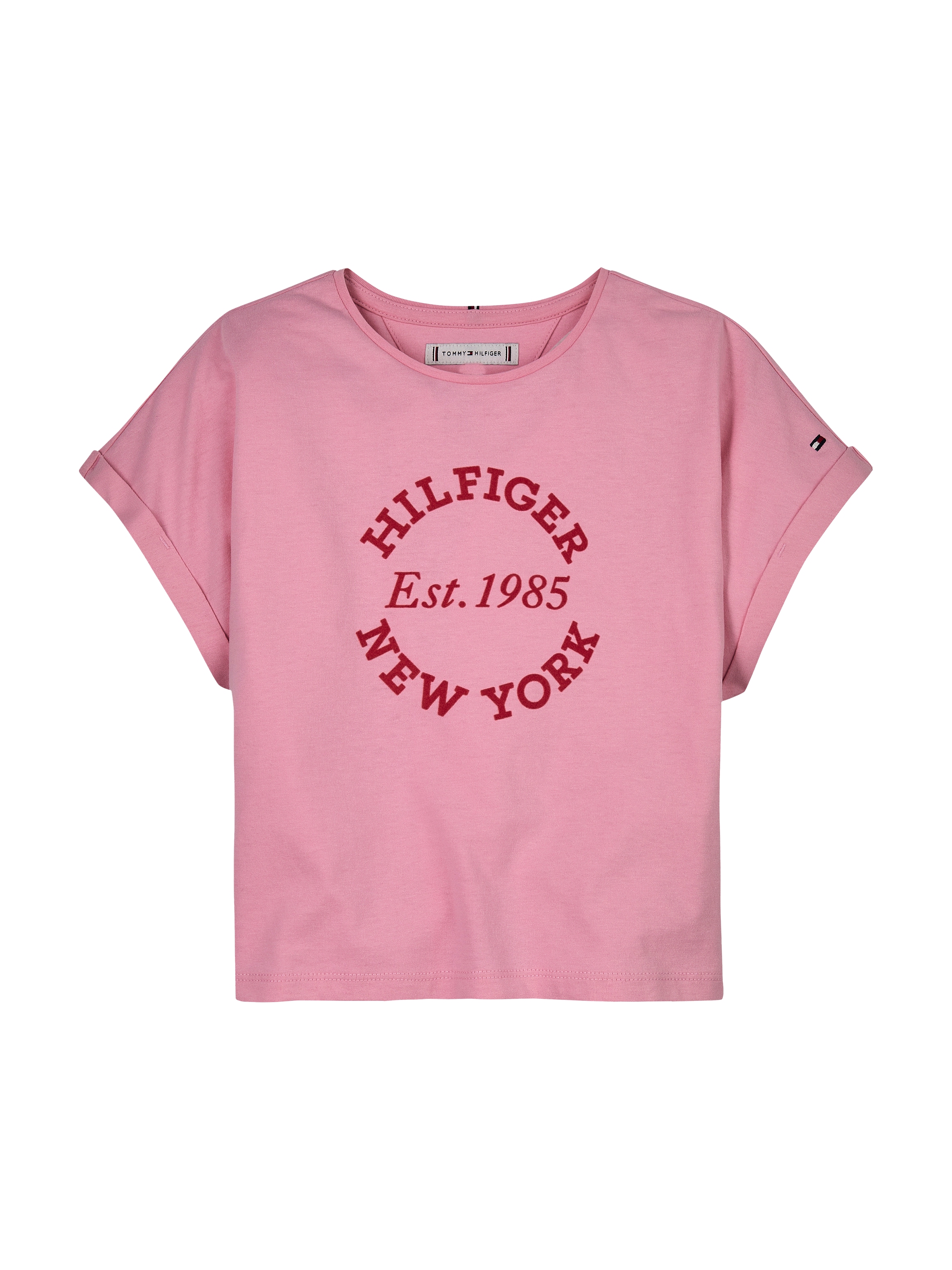 Tommy Hilfiger T-Shirt »HILFIGER  NY REGULAR TEE SS« mit Logodruck