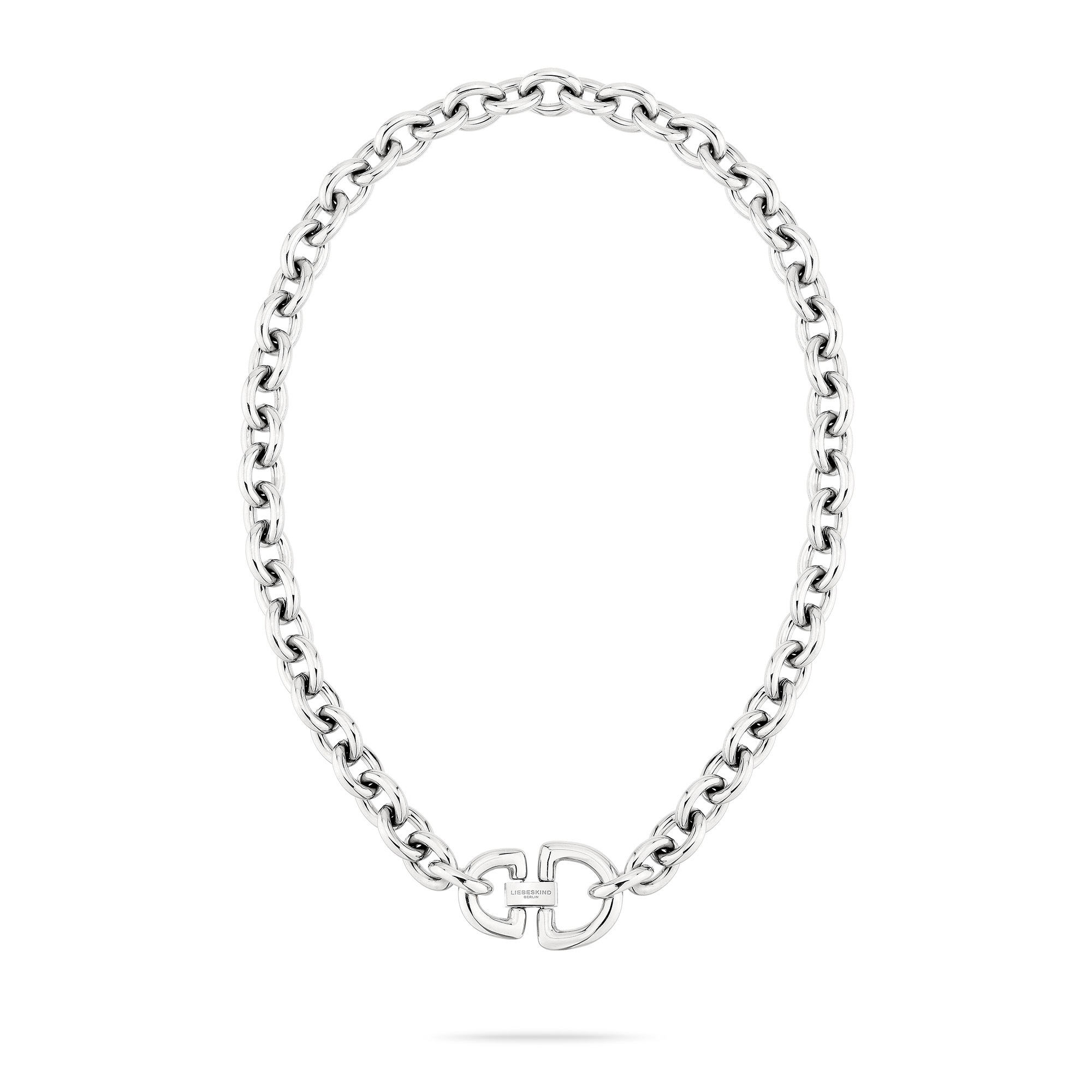Liebeskind Berlin Kette mit Anhänger »Schmuck Geschenk Edelstahl Halskette The D-Link Statement«