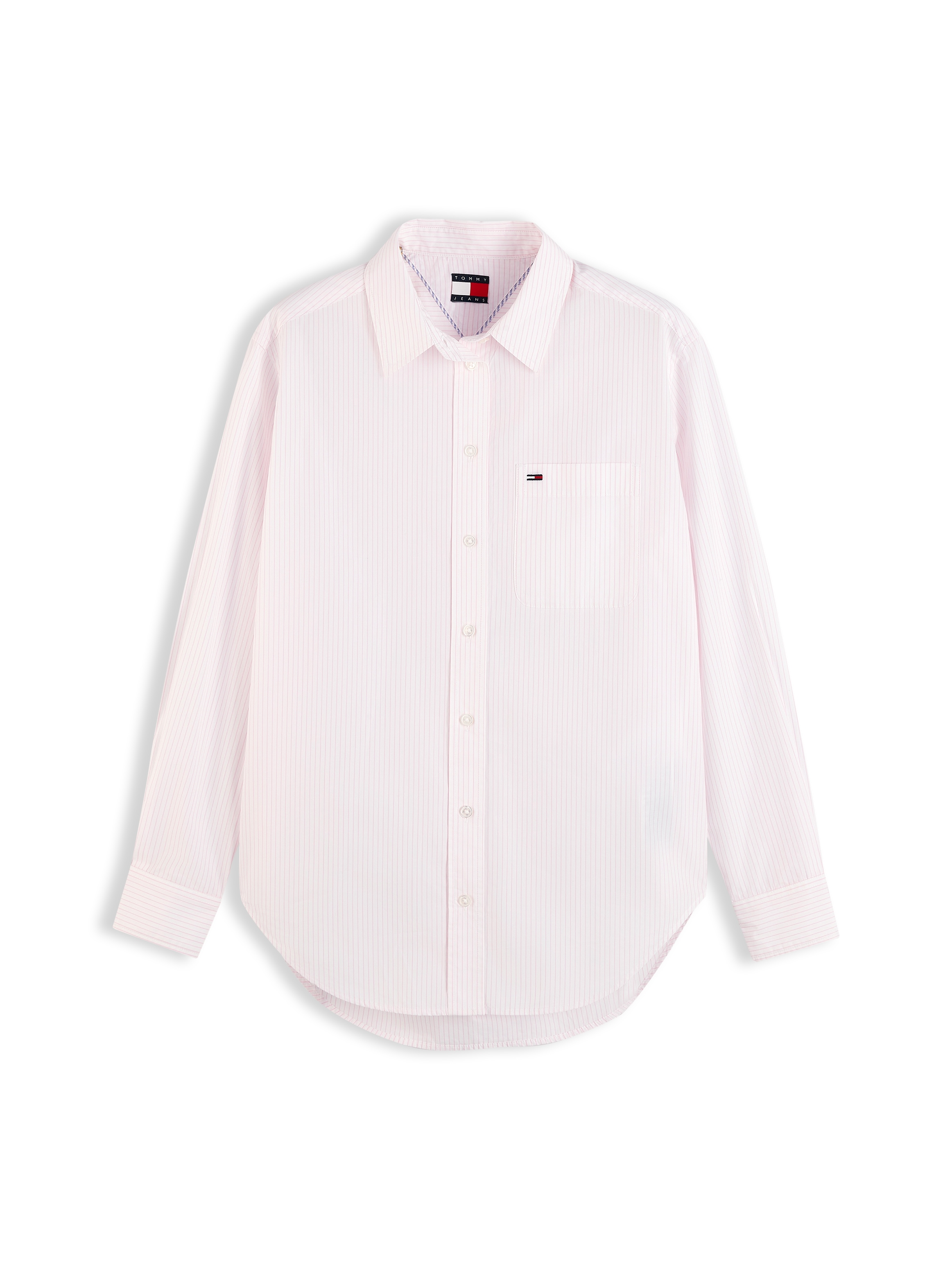 Tommy Jeans Langarmbluse »TJW RLX ESSENTIAL SHIRT« Baumwolle,  relaxed fit
