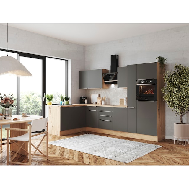 RESPEKTA Winkelküche »Safado aus der Serie Marleen«, Breite 310 cm, mit Soft -Close | BAUR