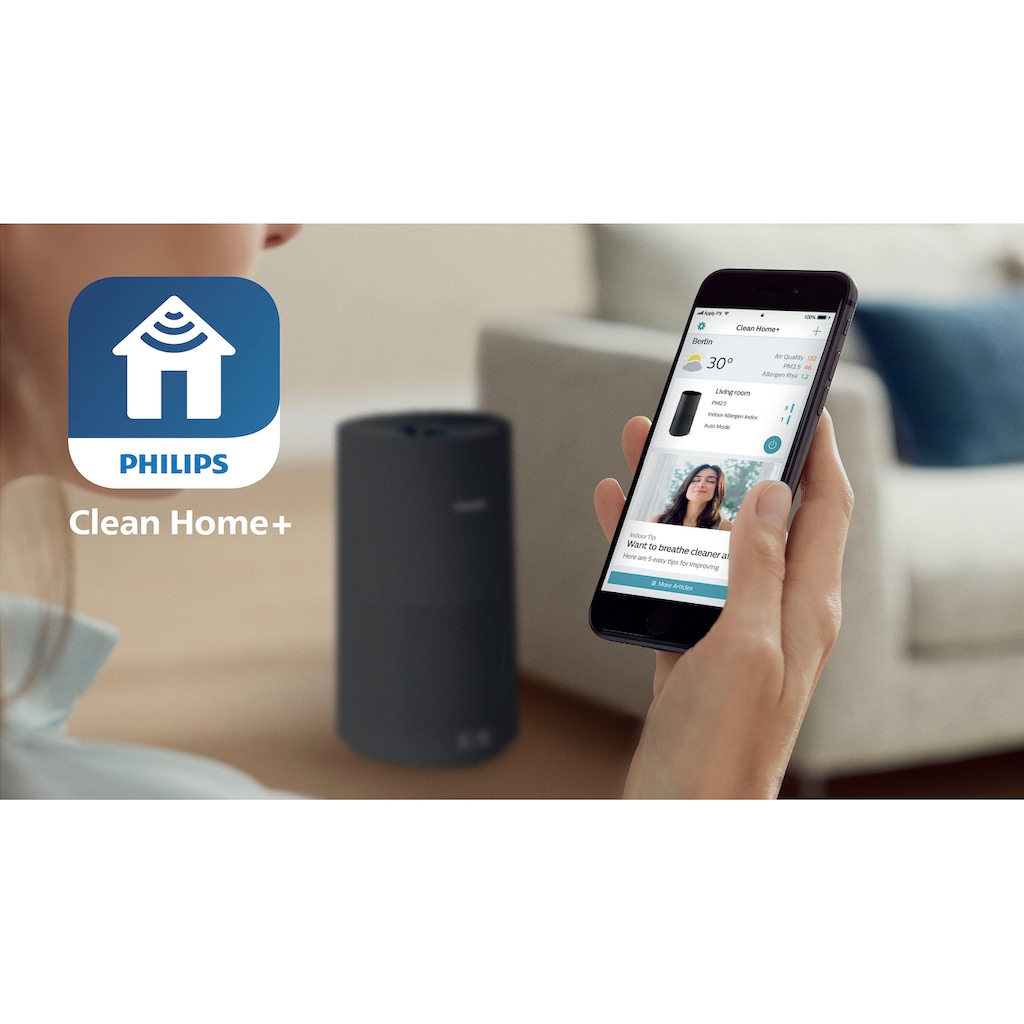 Philips Luftreiniger »AC1715/11 1000i Serie«, für 78 m² Räume, mit App-Anbindung und für Allergiker geeignet