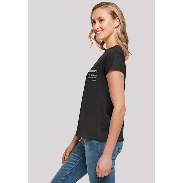 F4NT4STIC T-Shirt »happiness«, Print für kaufen | BAUR