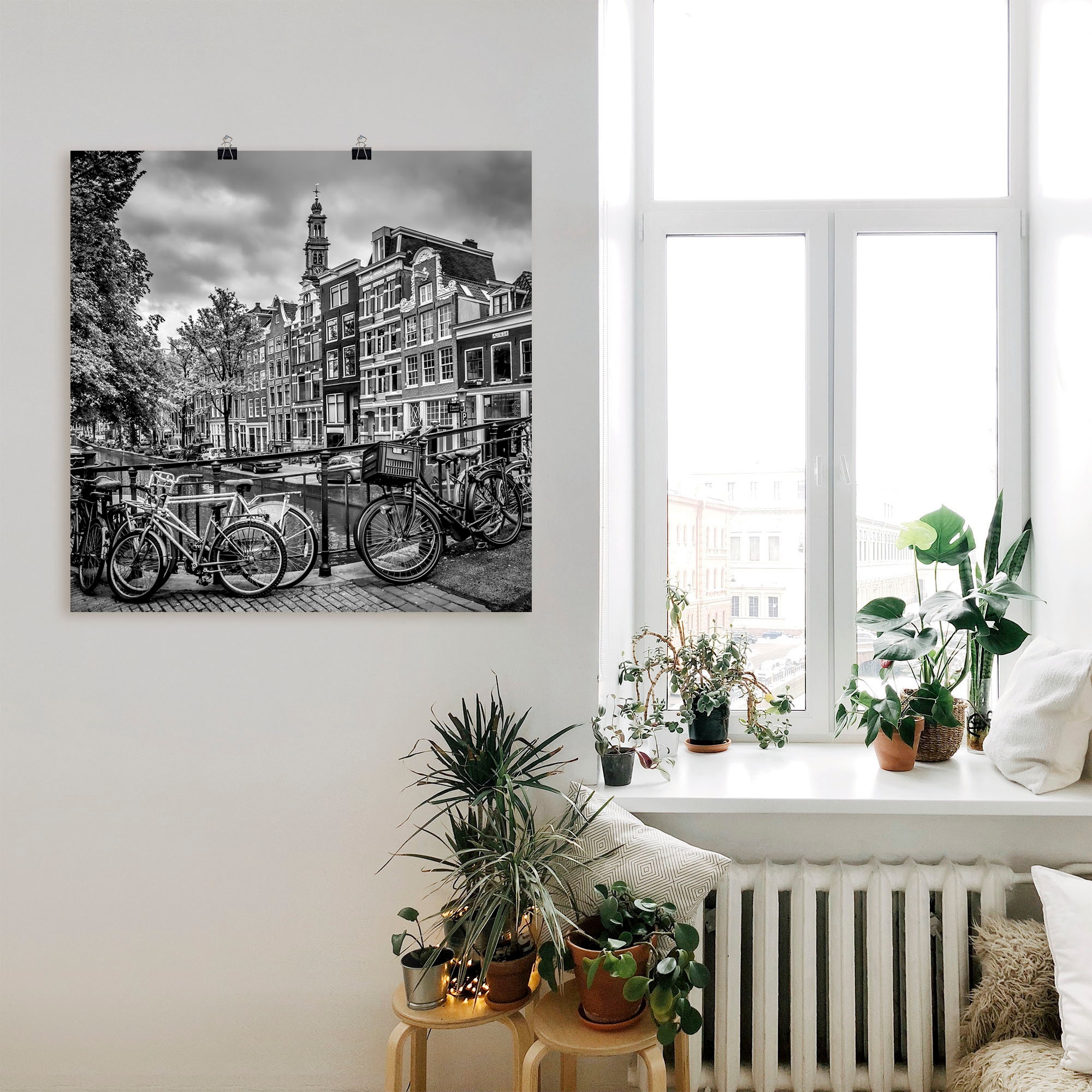 oder Bloemgracht«, in St.), Amsterdam, | Poster BAUR Artland »Amsterdam Wandbild Wandaufkleber (1 Leinwandbild, als Alubild, Größen versch. kaufen