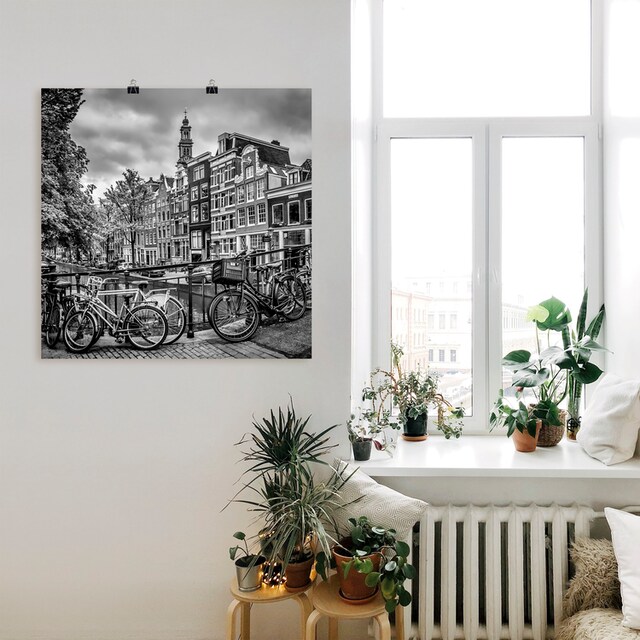 (1 Wandbild versch. Leinwandbild, BAUR Größen »Amsterdam als Poster | Wandaufkleber St.), Alubild, kaufen Bloemgracht«, oder Artland in Amsterdam,