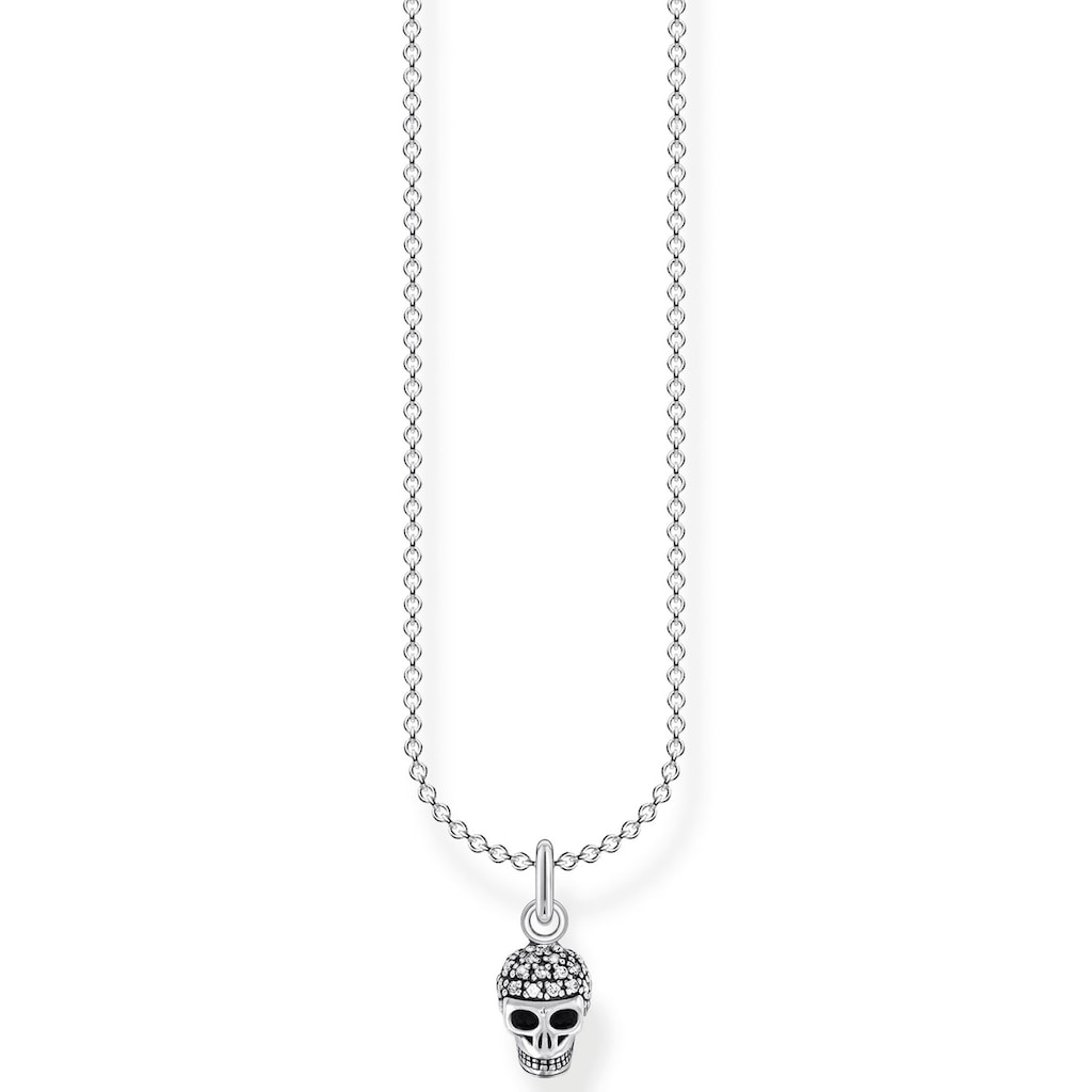 THOMAS SABO Kette mit Anhänger »Totenkopf, KE2073-051-14-L45V«