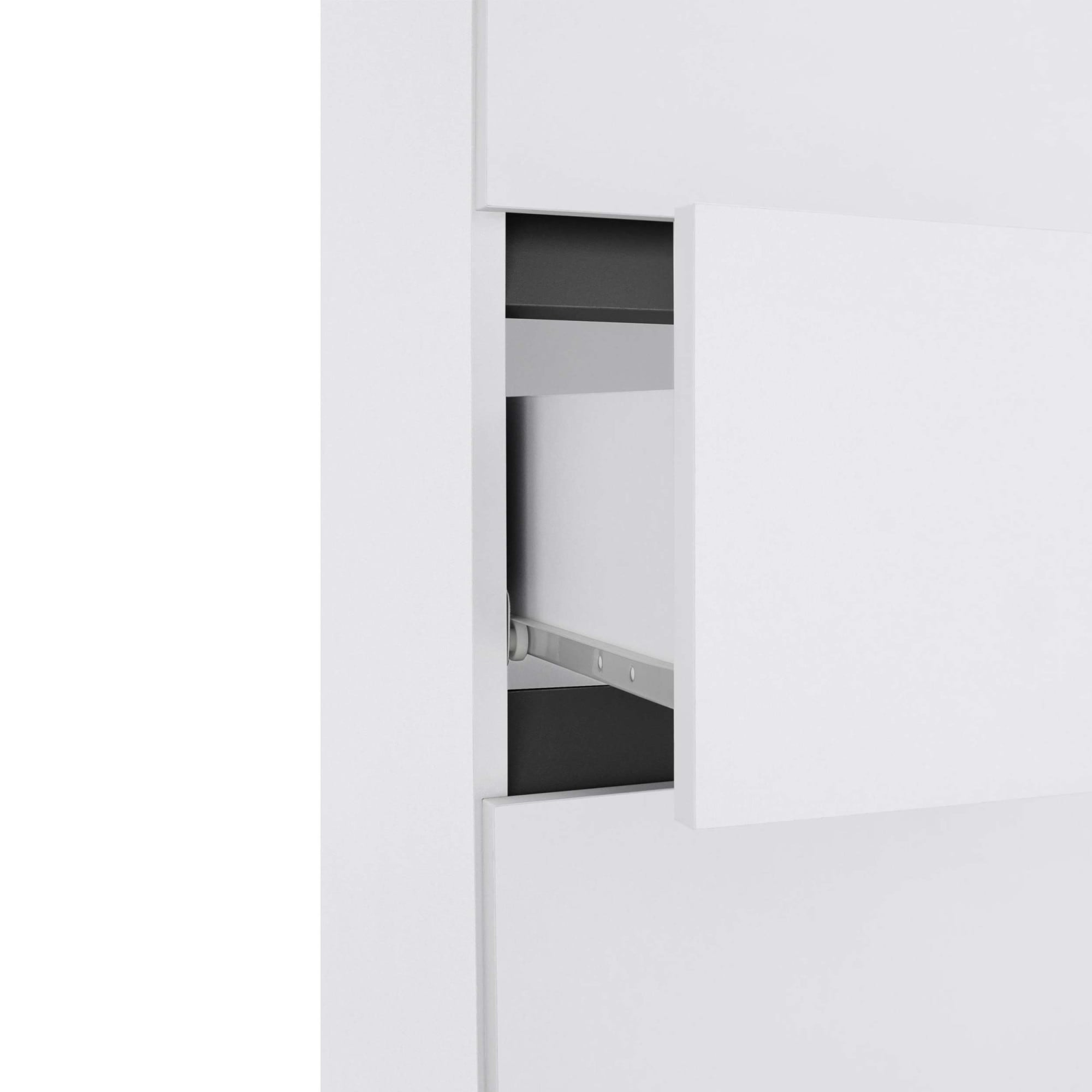 Home affaire Hochschrank »Wisla«, mit 4 Türen & 1 Schublade, Breite 76 cm, Höhe 180 cm