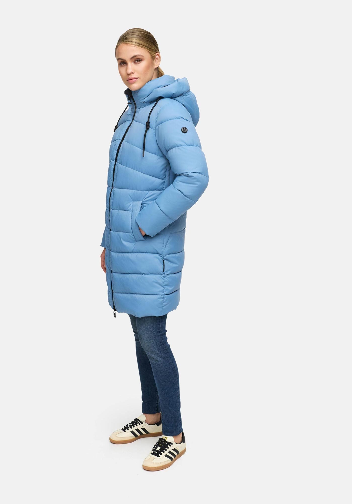 Thumbnail - Marikoo Winterjacke "Kaltnäschen" mit abnehmbarer Kapuze und hochschließendem Kragen