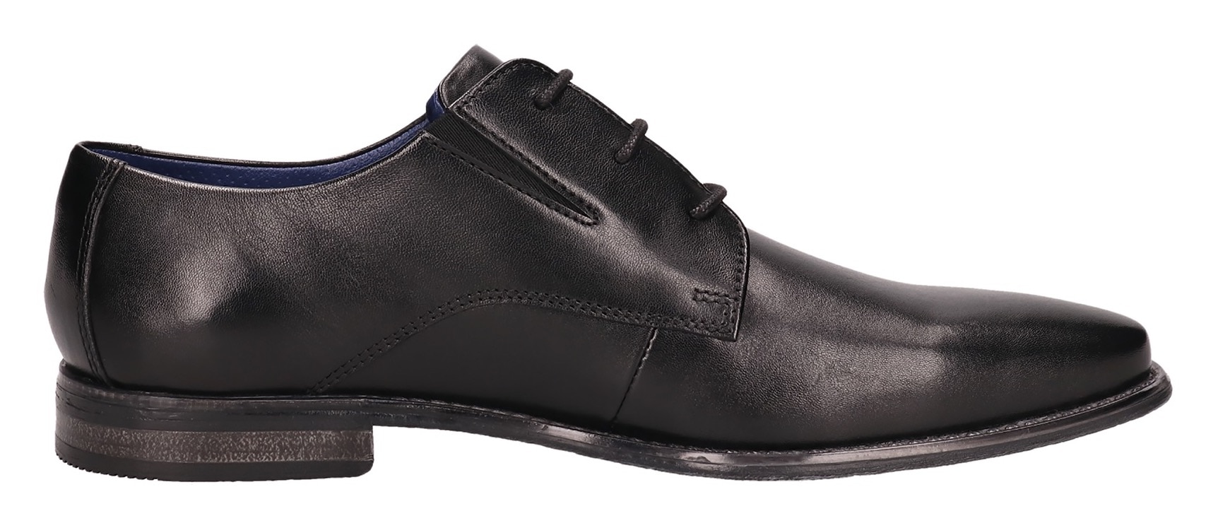 bugatti Schnürschuh, Business Schuh, Anzugschuh mit feinem Blockabsatz