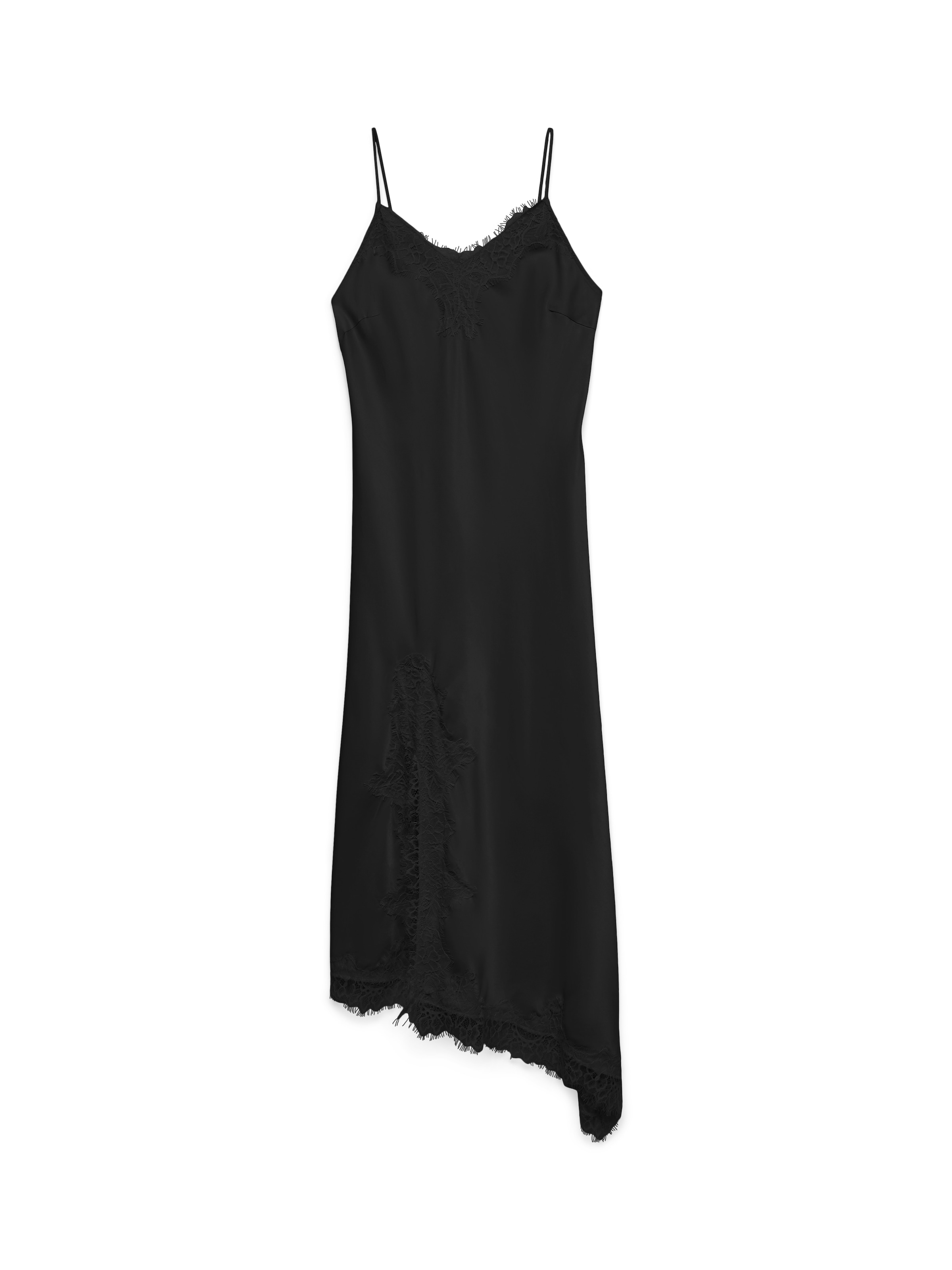 Vero Moda 1100000002199 "VMCHARM SINGLET 7/8 LACE DRESS WVN BOO" Viskosemischung, regular fit, Spitze