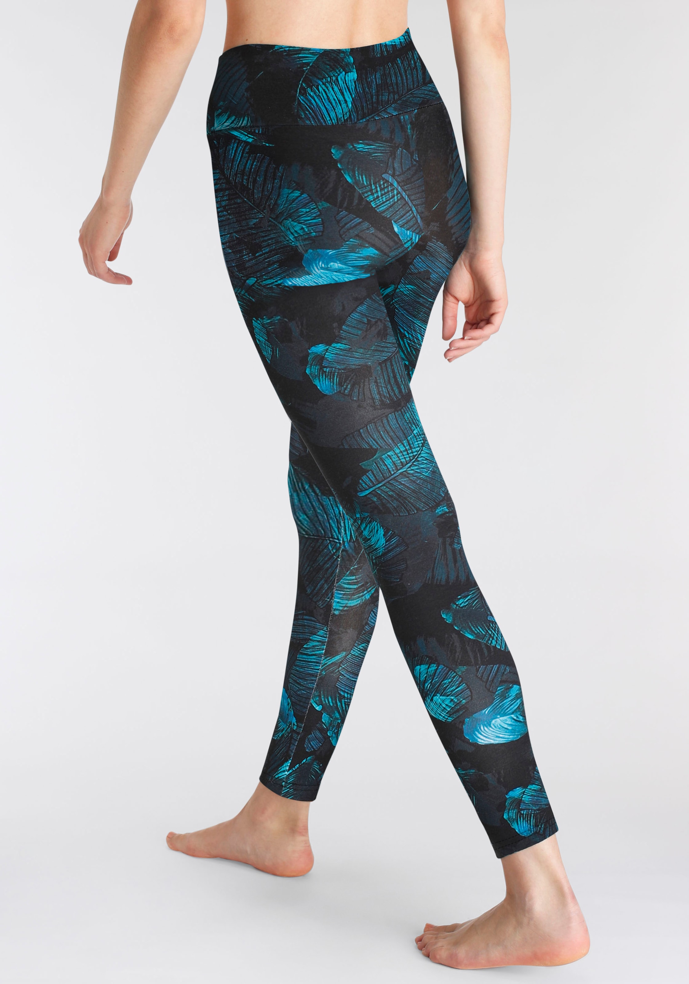 H.I.S Leggings, mit tropischem Palmenprint, Loungewear