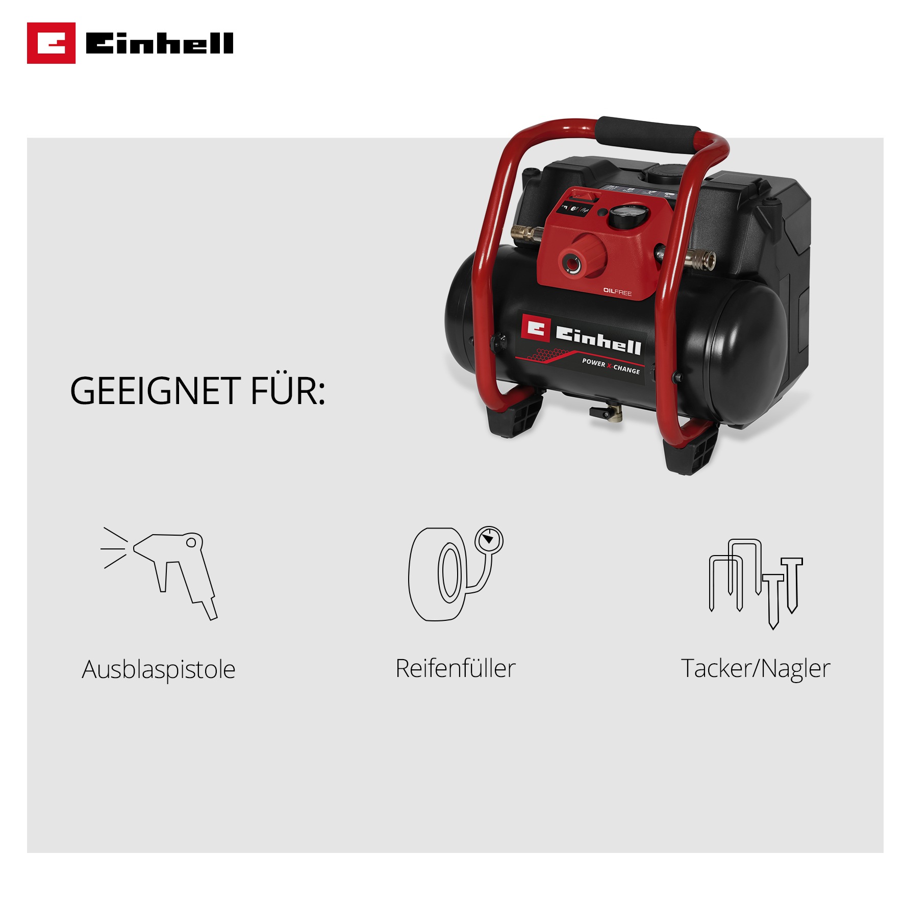 Einhell Kompressor »Power X-Change TE-AC 36/150 Li OF-Solo« ohne Akku