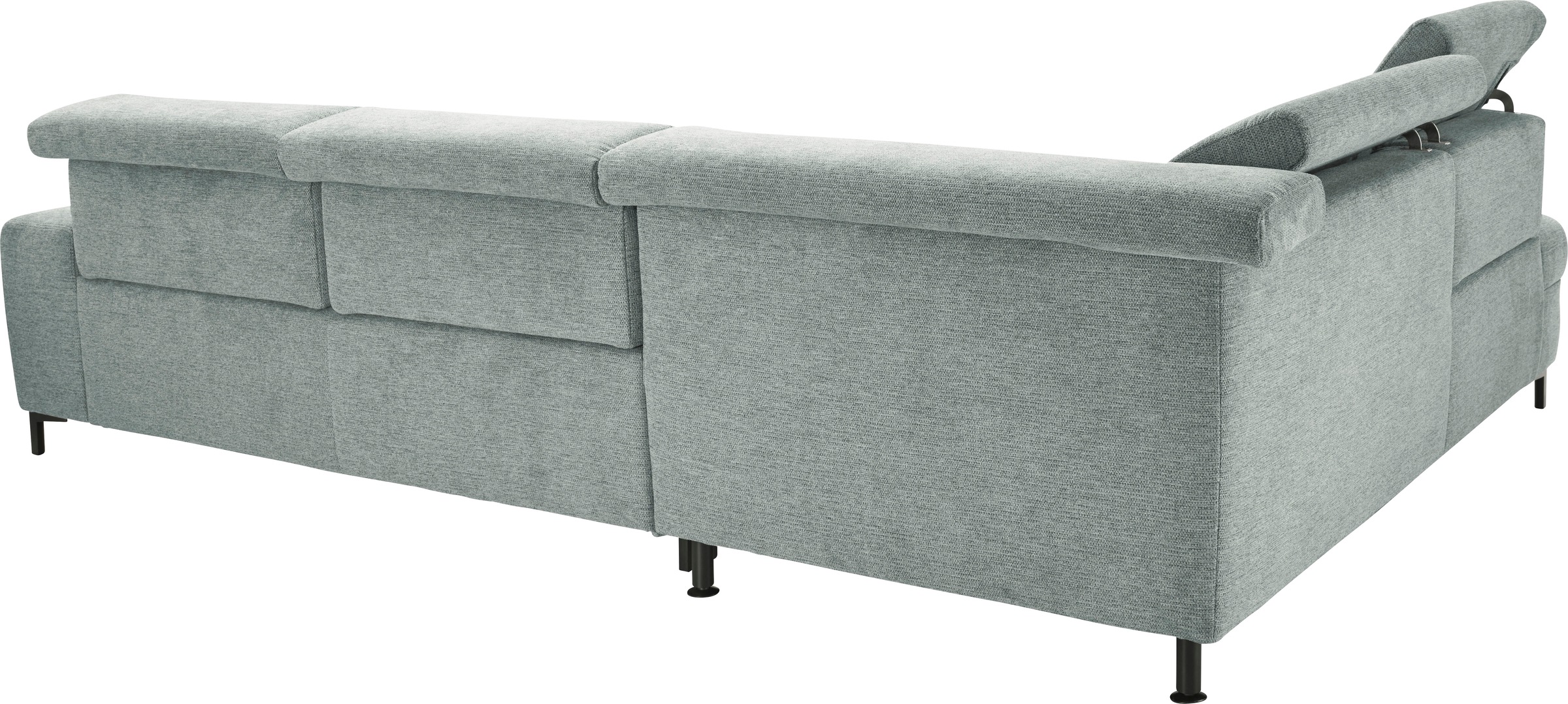 set one by Musterring Ecksofa »SO 3400 Sitzhöhe 47cm oder 49cm, Sitztiefe verstellbar, B/T 317/220 cm«, Kaltschaumpolsterung, Flachgewebe, whlw. mit Funktionen, Sitzhöhe 47