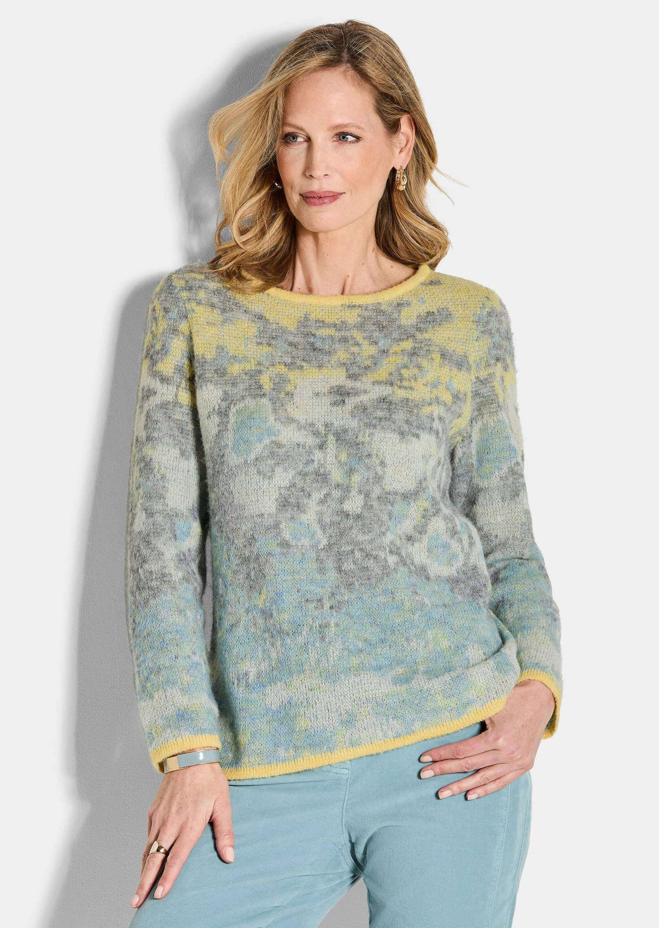GOLDNER Rundhalspullover »Kurzgröße Pullover in leichter Flausch-Qualität«