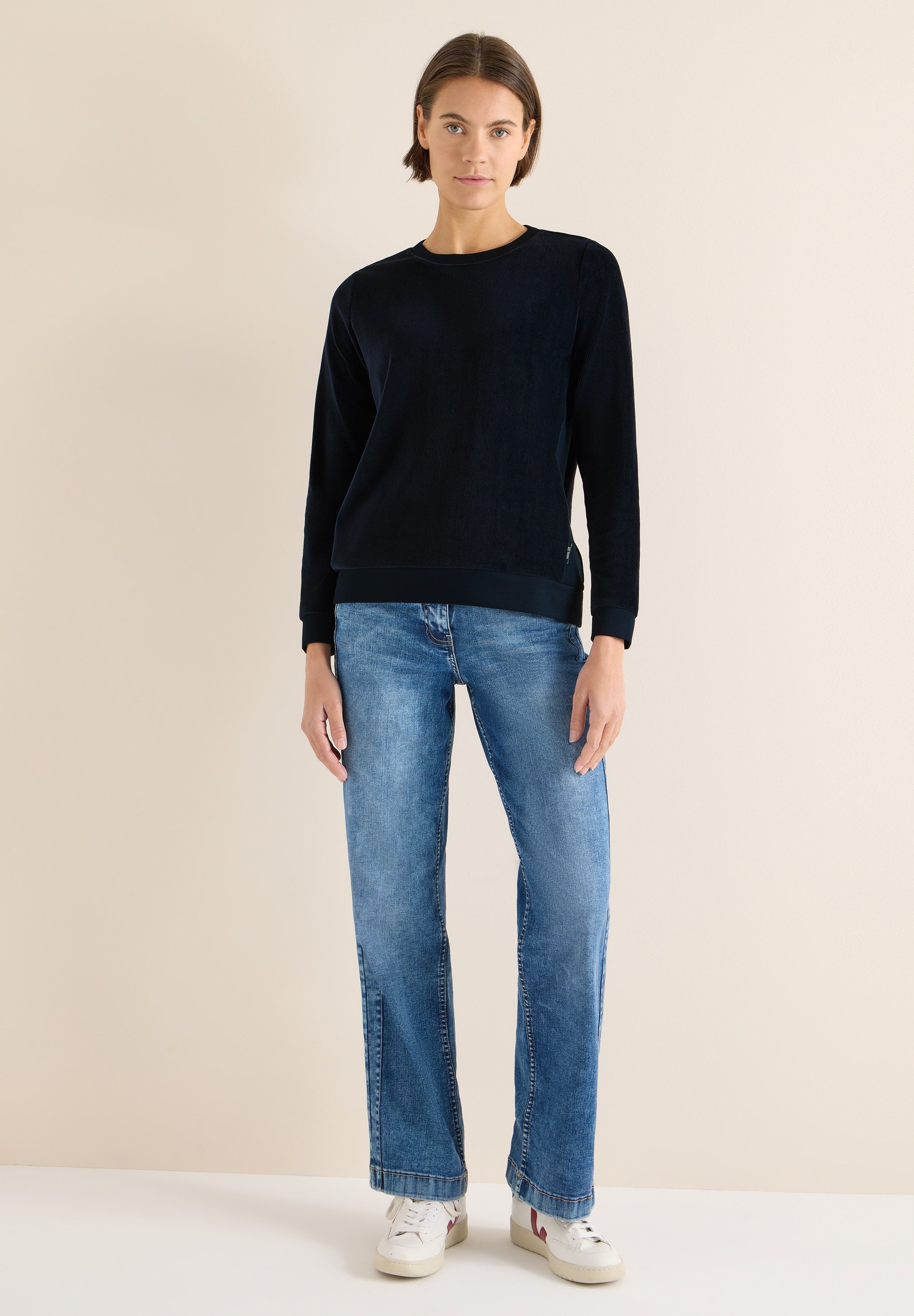 CECIL Women Long Sleeve Shirt Universal Blue M 2