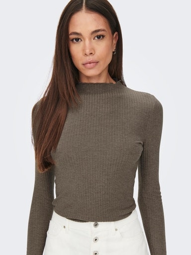 ONLY Langarmshirt »ONLEMMA L/S HIGH NECK TOP«