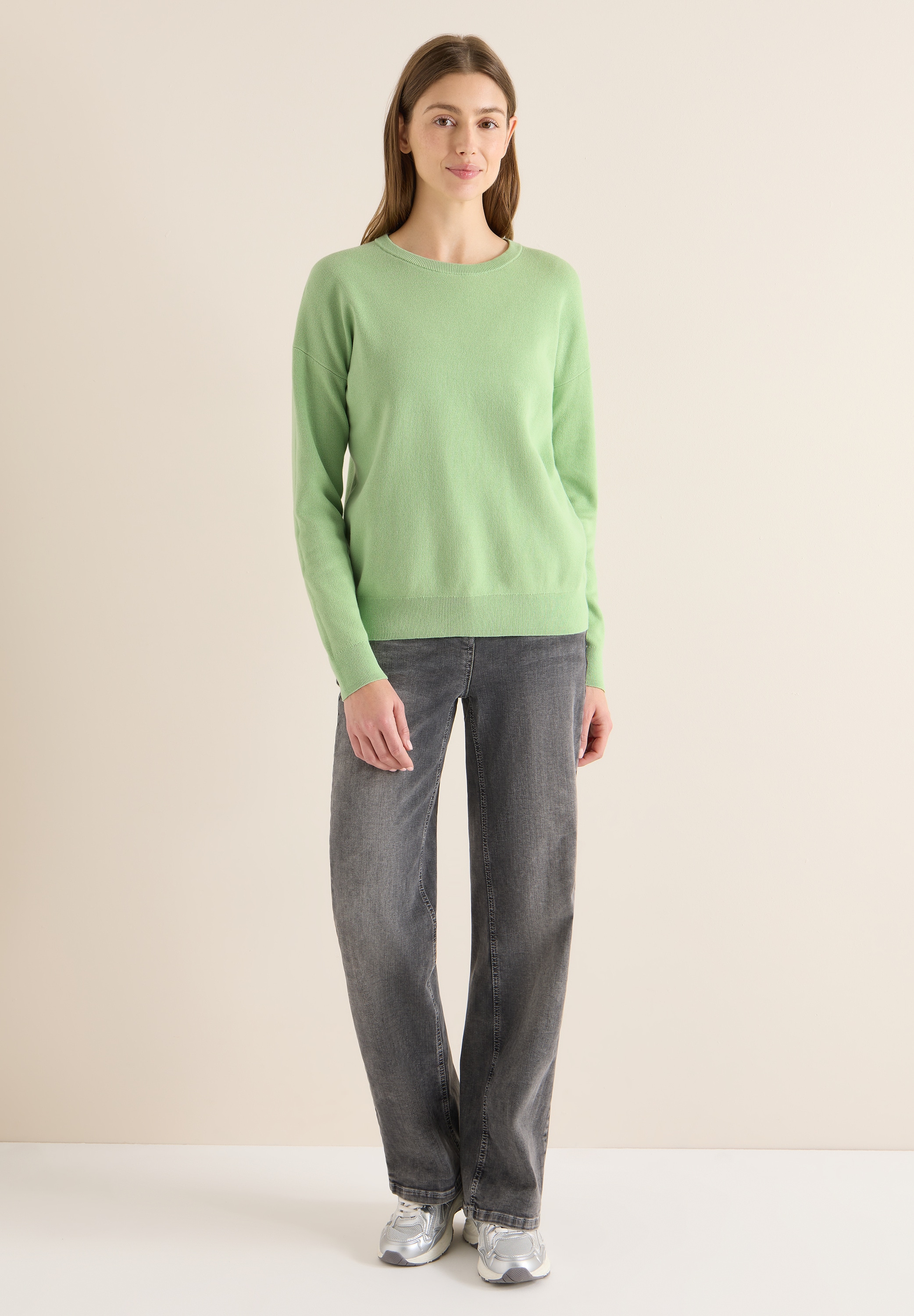 Cecil Strickpullover aus reiner Baumwolle