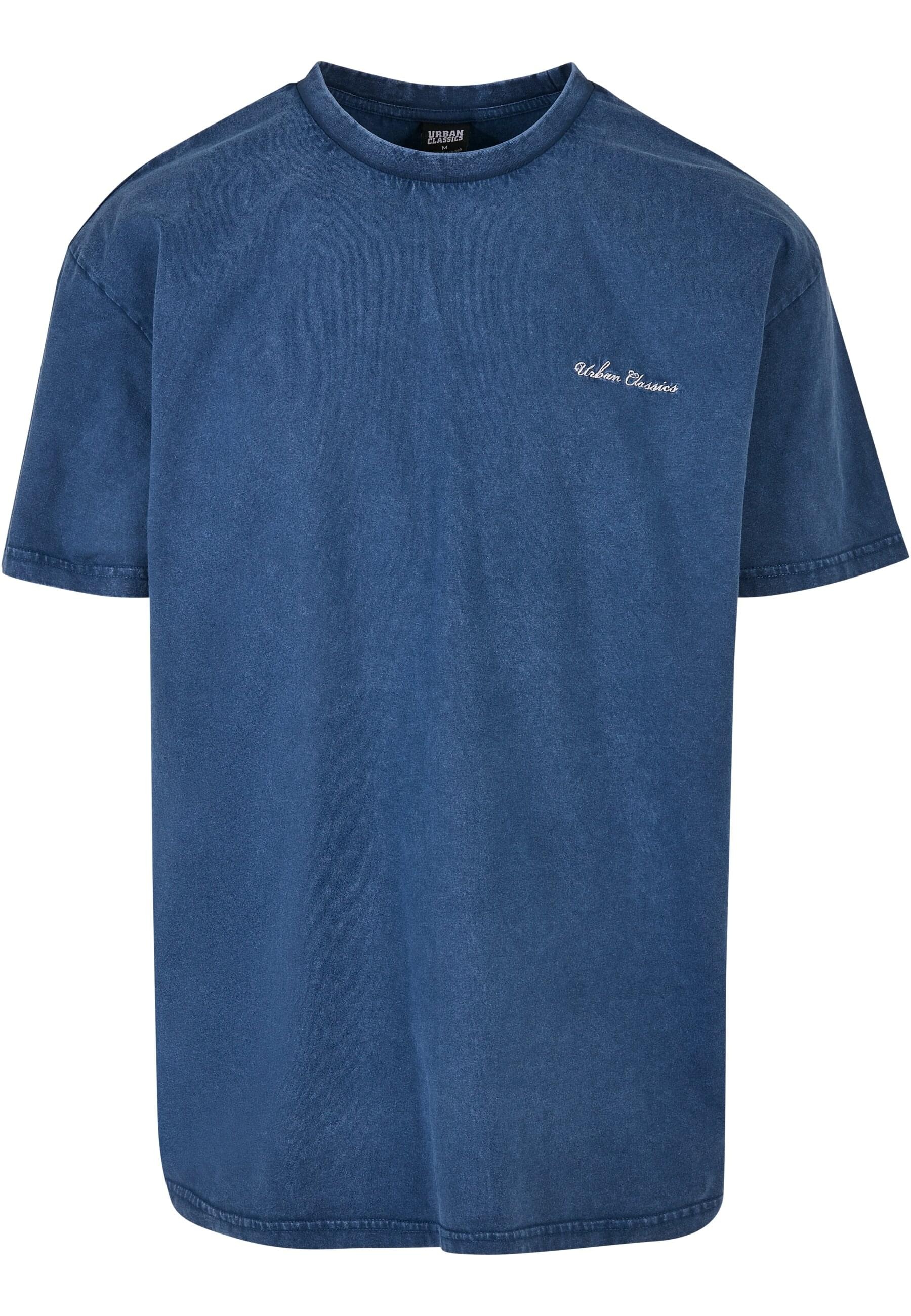 URBAN CLASSICS T-Shirt »Urban Classics Herren Oversized Small Embroidery Tee«, (1 tlg.)