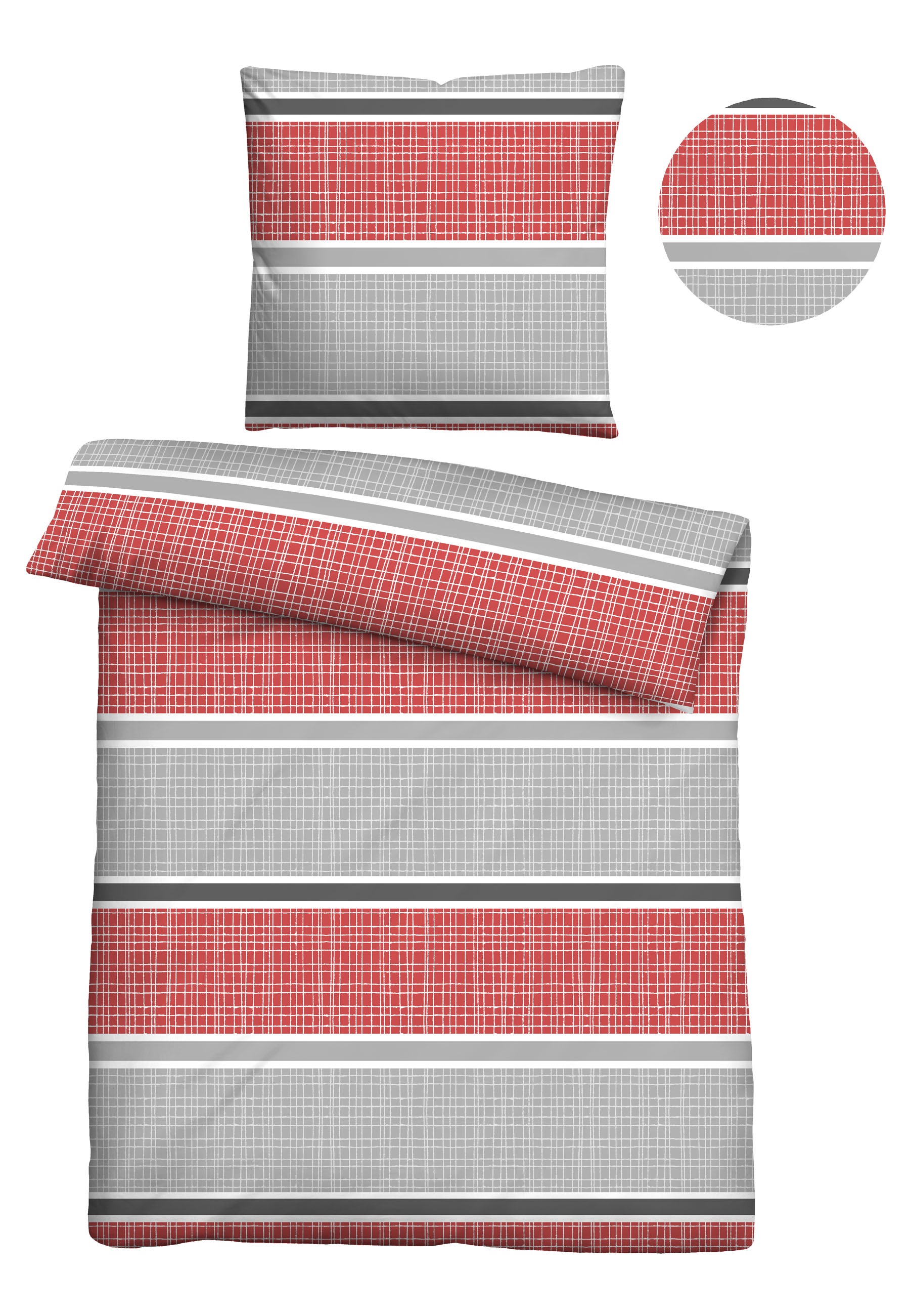 Thumbnail - Castell - Markenbettwäsche Bettwäsche "0360444" 2 Stk. tlg. Thermo-Fleece, absolut flauschig, weich + wohlig warm, pfleg...