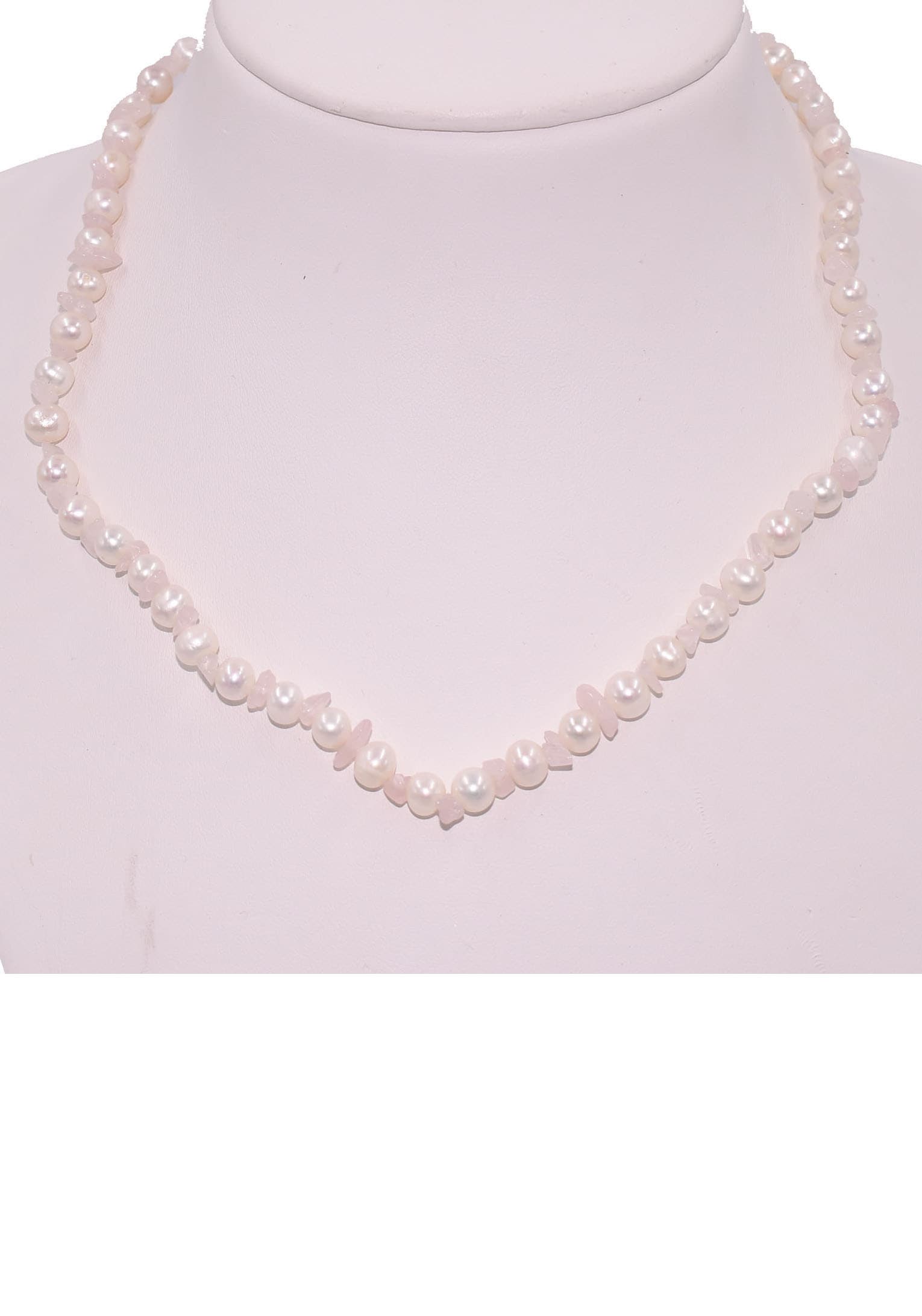 Firetti Perlenkette »Schmuck Geschenk Halsschmuck Halskette Perle«, Made in Germany - mit Edelstein und Naturperle