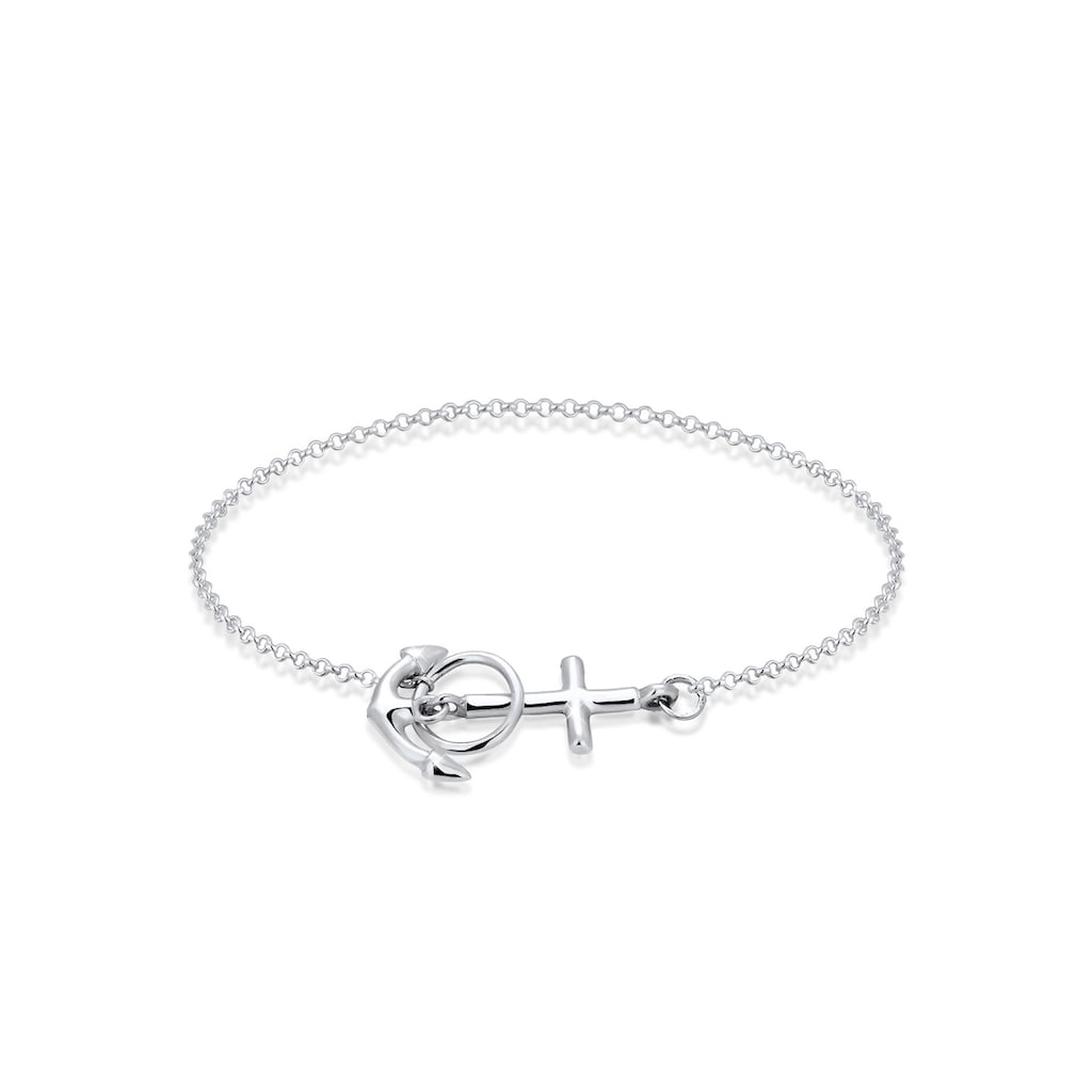 Elli Armband »Anker Kreuz 925 Silber« Elli Armband »Anker Kreuz 925 Silber«