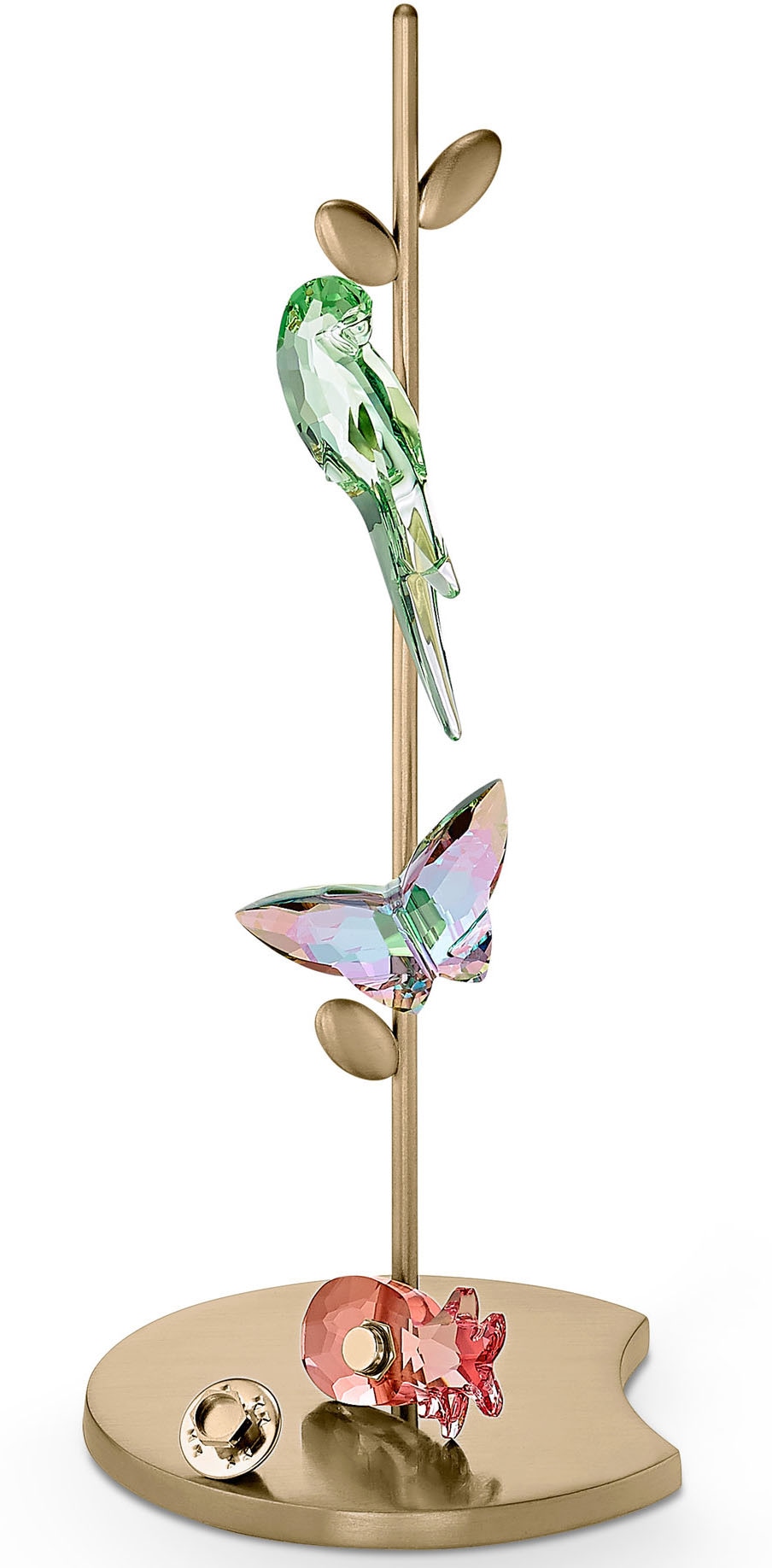 Swarovski Dekoobjekt »Jungle Swarovski® Papagei bestellen klein, Magnet, | Kristall BAUR grün, Beats 5557813«