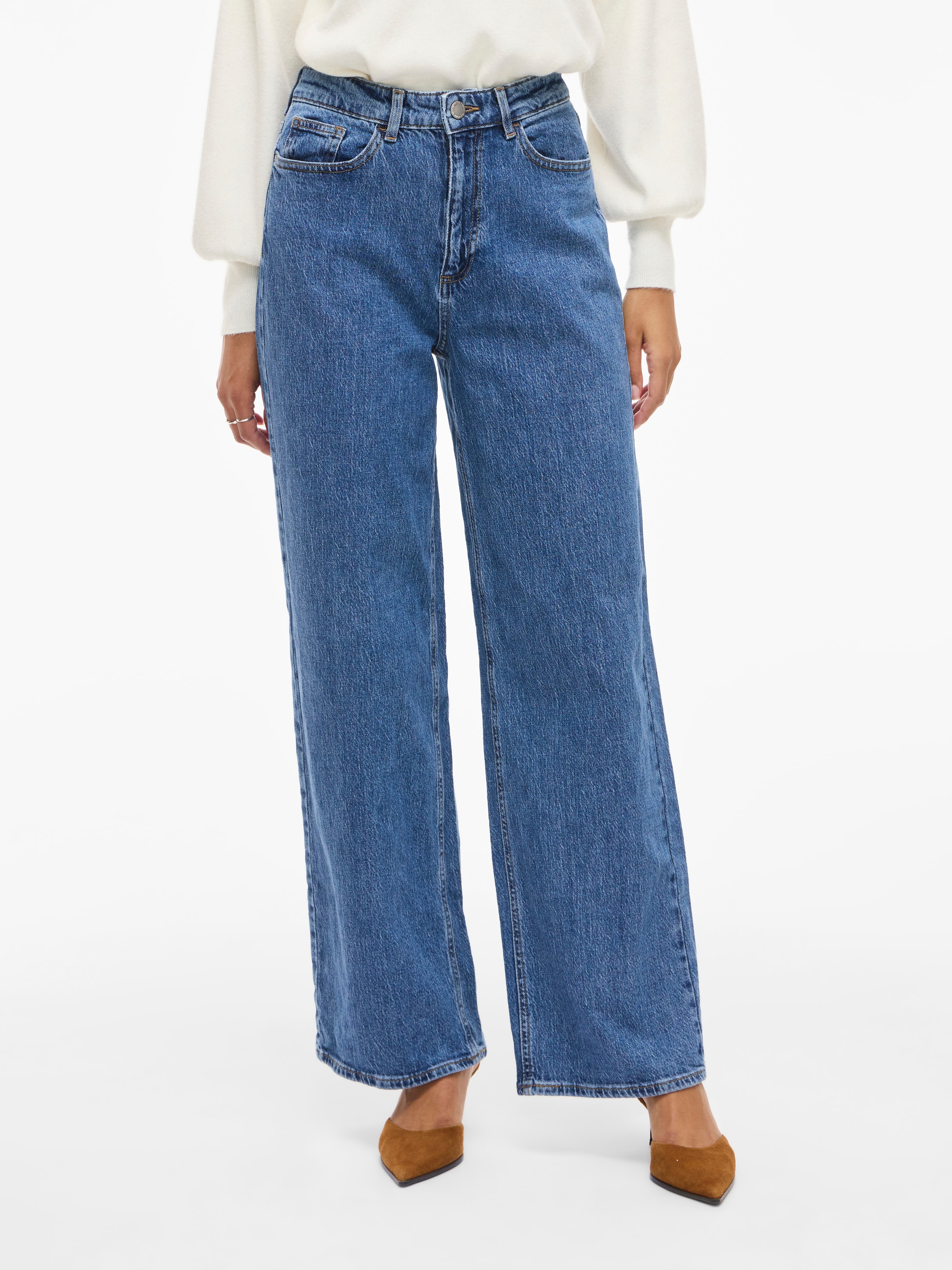 Vila High-waist-Jeans "VIFREYA JAF HW JEANS - NOOS" günstig online kaufen