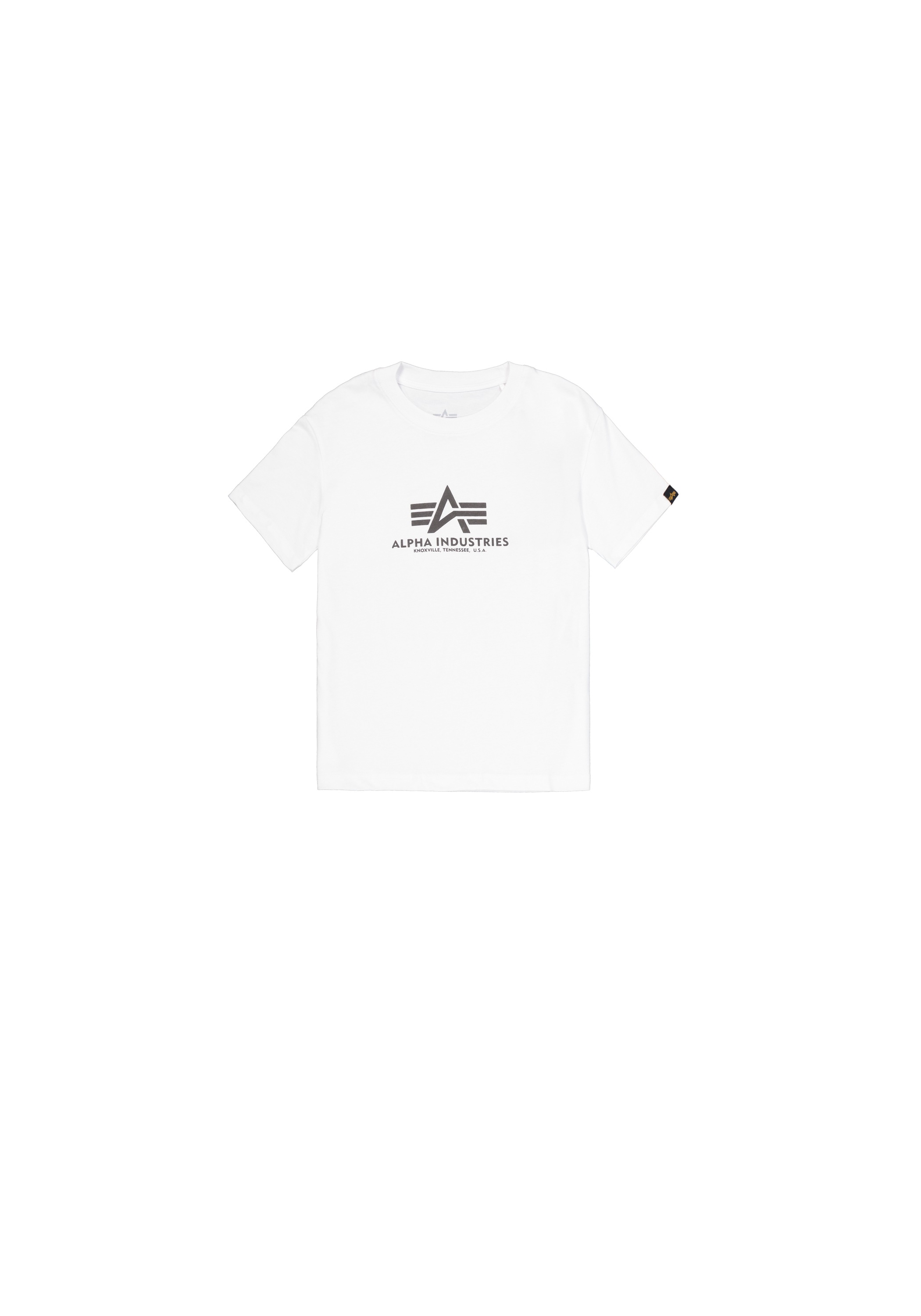 Alpha Industries Basic T-Shirt BL Puff Print W White XL 3