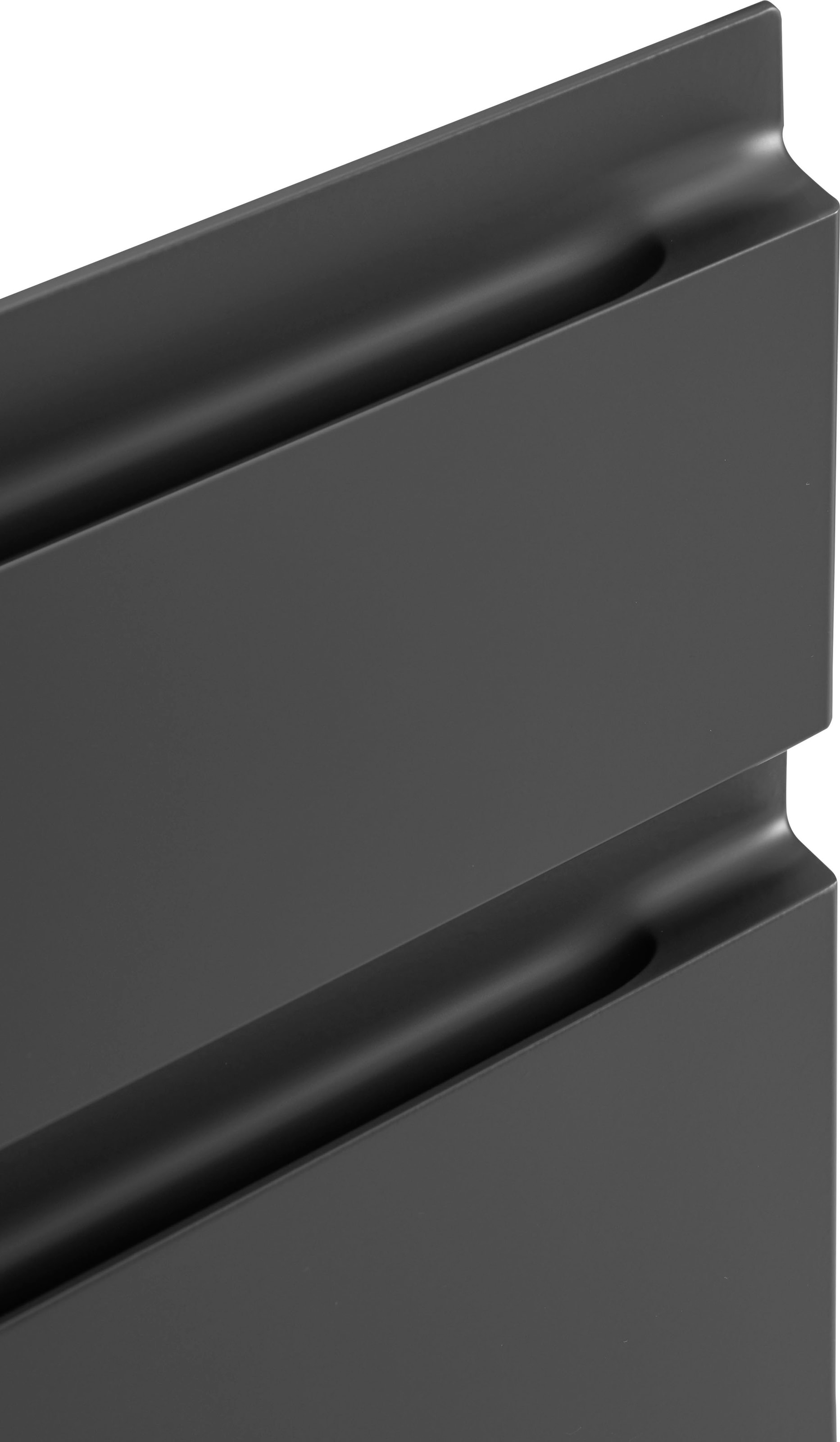 KOCHSTATION Unterschrank »KS-Bruneck« >>Bruneck<< 60 cm breit, für viel Stauraum, hochwertige MDF-Fronten